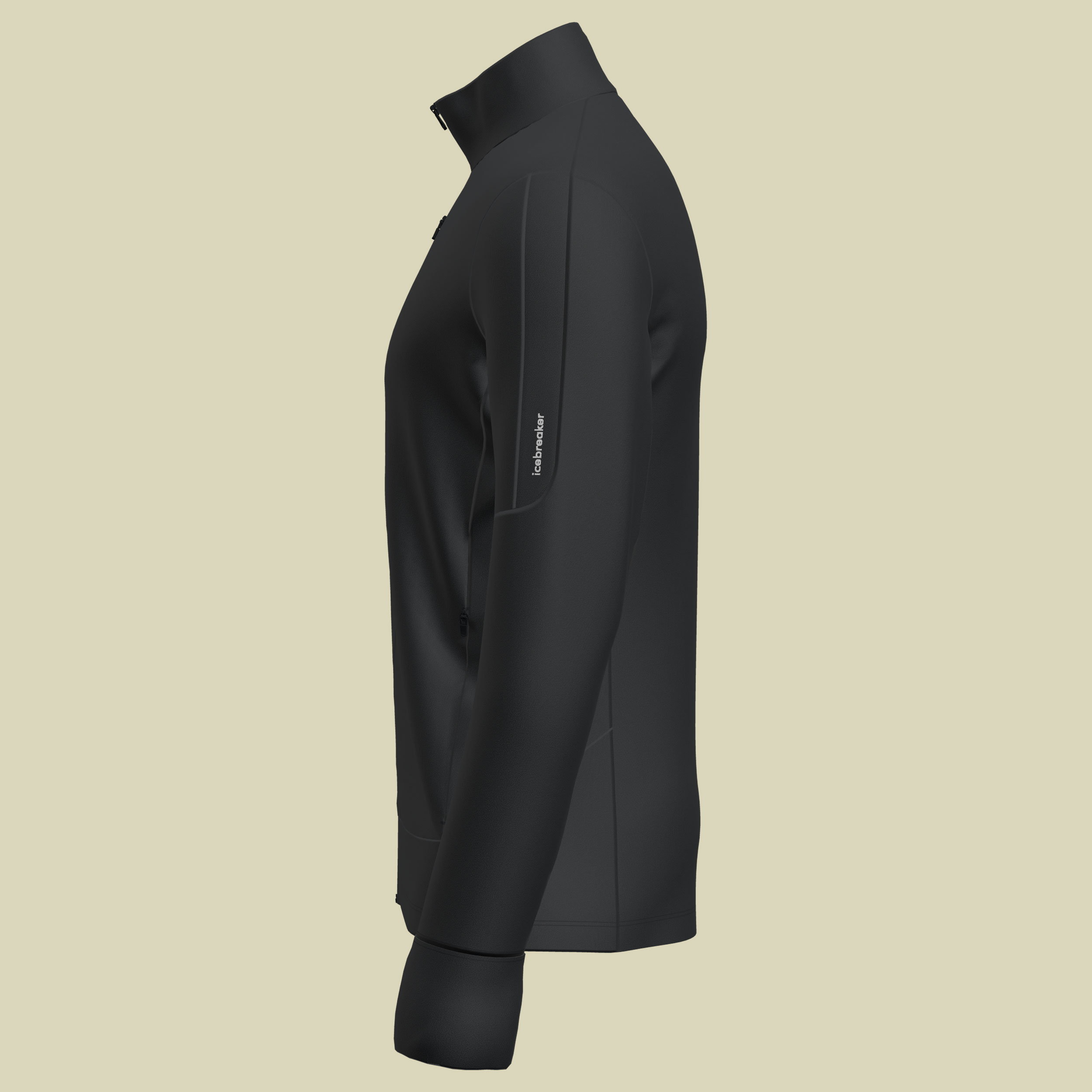 Merino 260 Quantum IV LS Zip Men M schwarz II - black