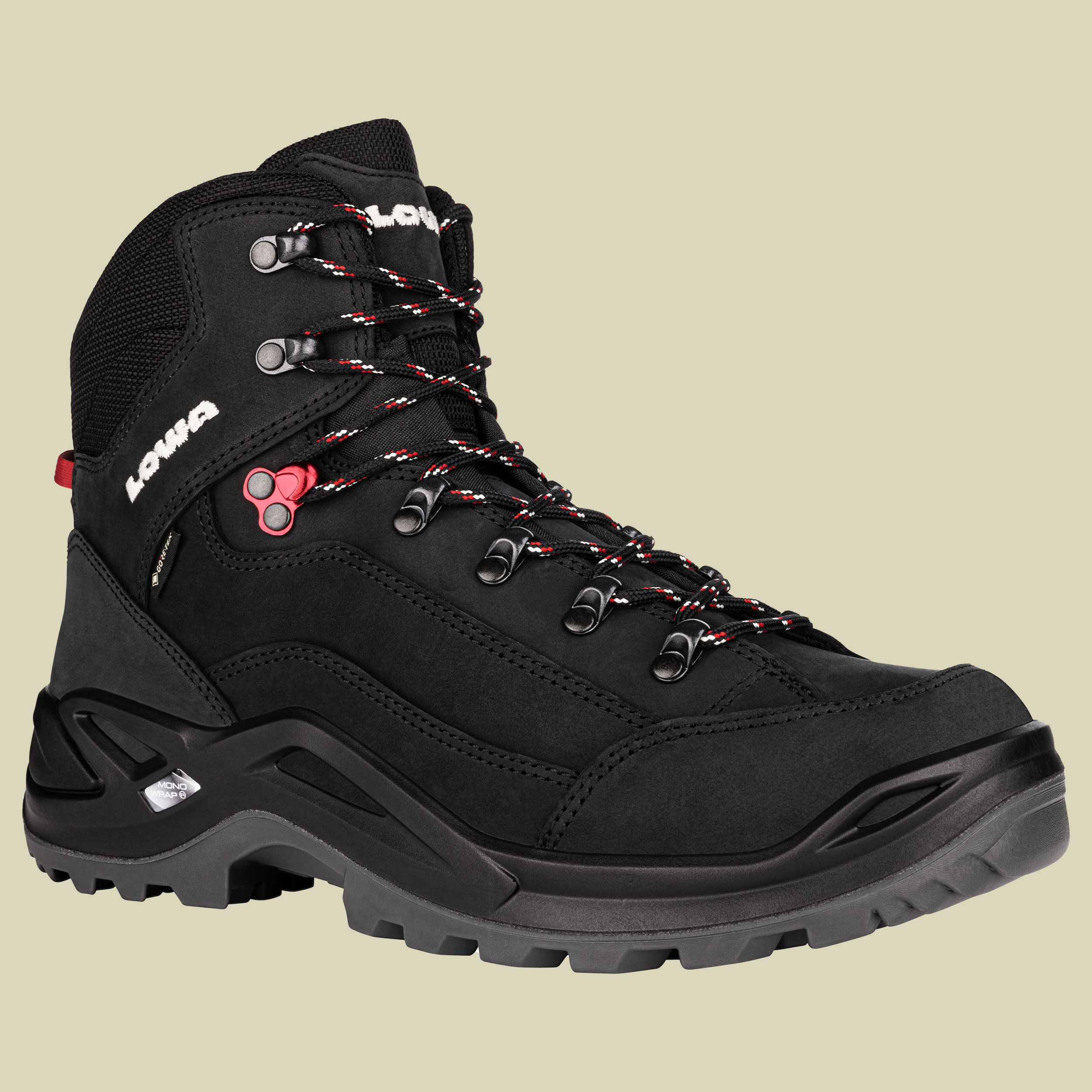 Renegade GTX Mid Men Größe UK 11,5 Farbe schwarz/rubinrot