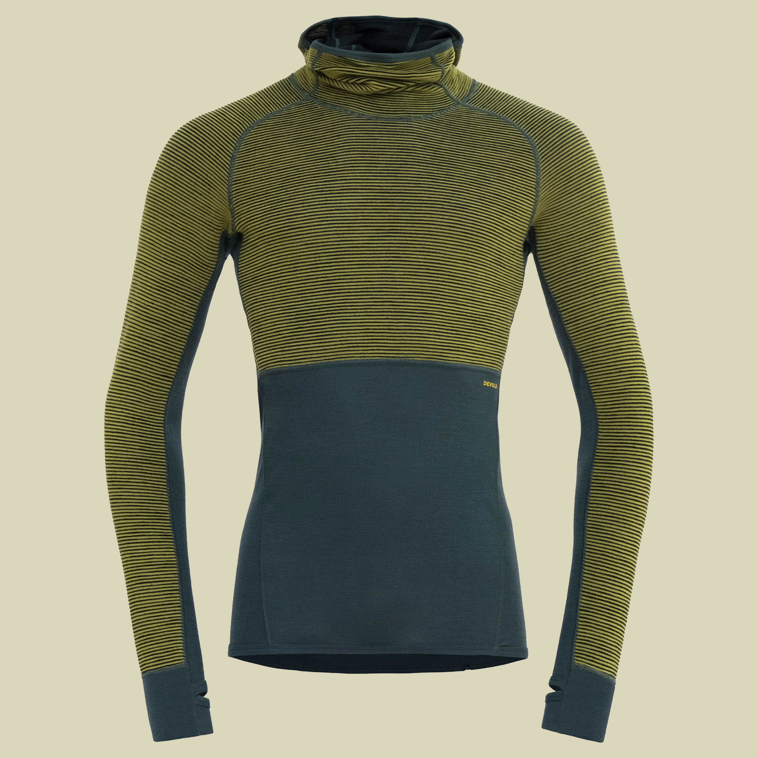 Tuvegga Merino Hoodie Man grün M - green