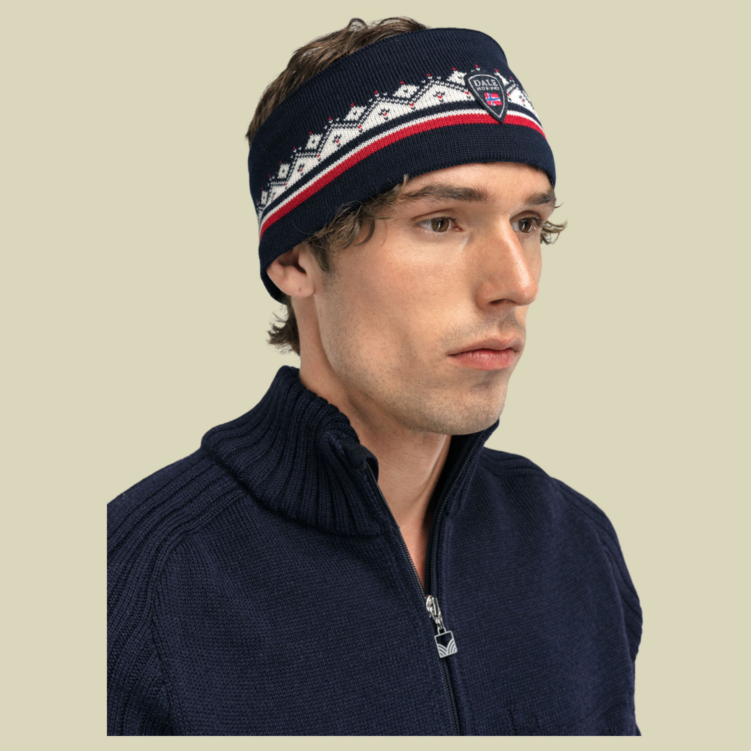 Moritz Headband one size blau - Farbe navy rasperry offwhite