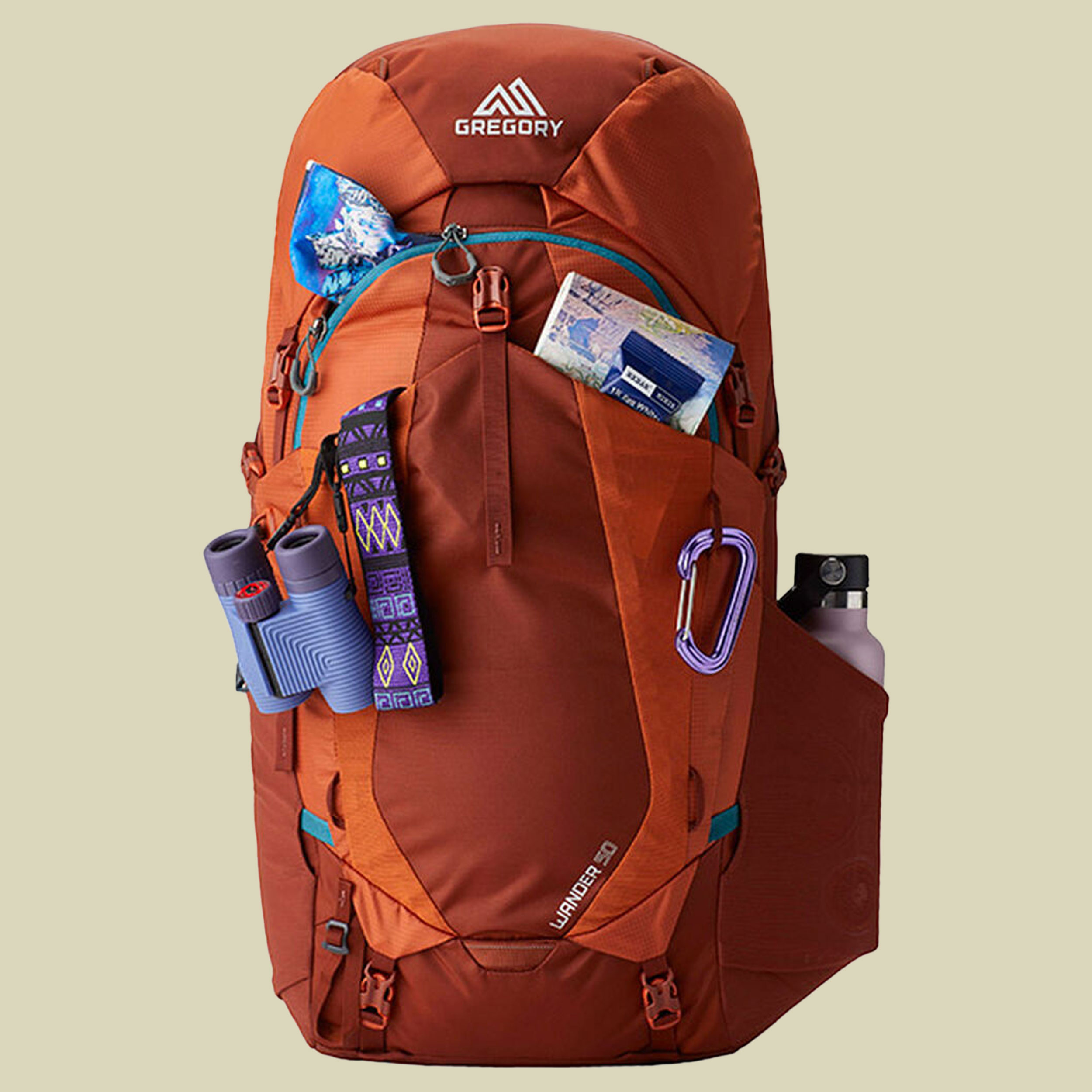 Wander 50 Youth 50 L orange - redrock