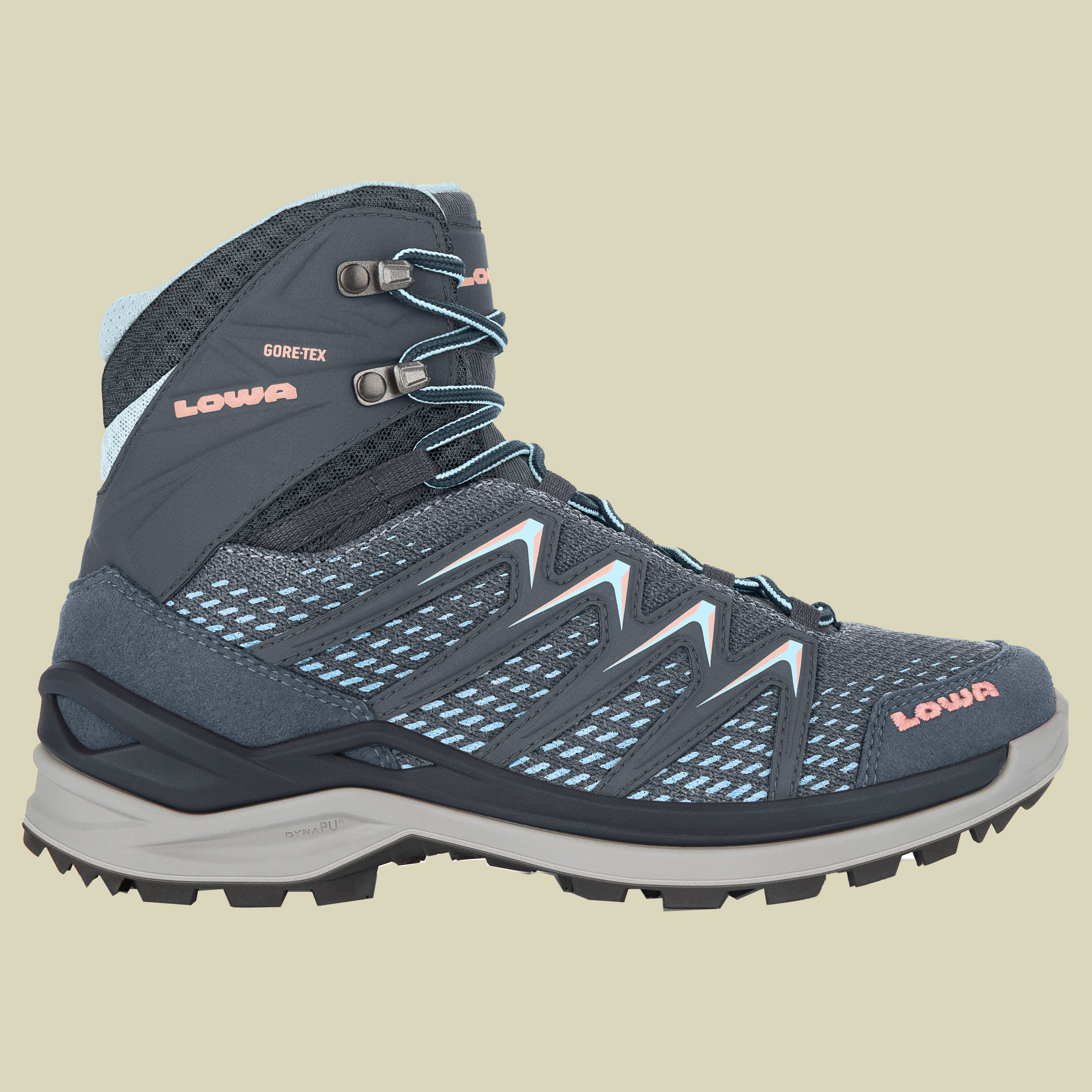 Innox Pro GTX Mid Women UK 5 blau - stahlblau/lachs