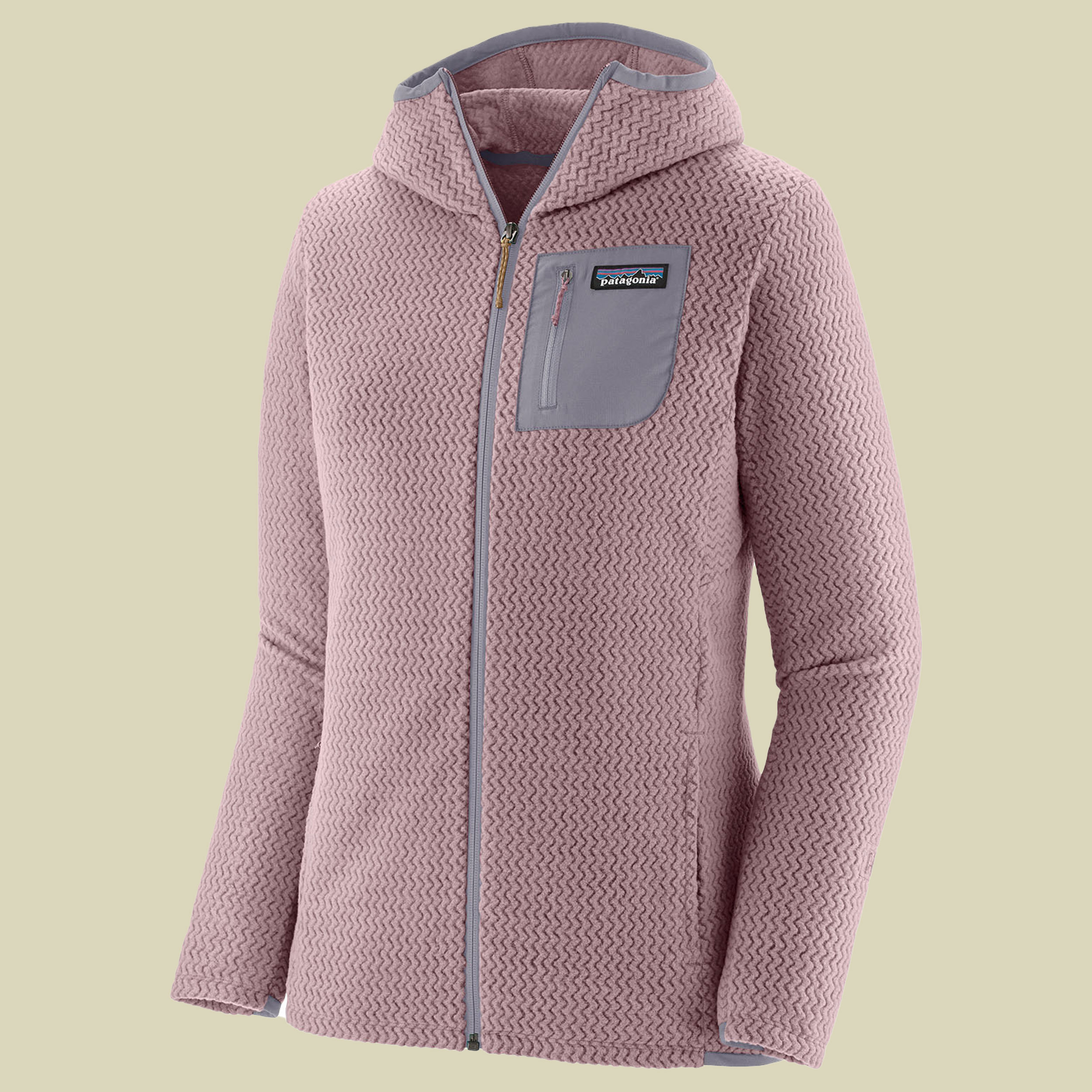 R1 Air Full-Zip Hoody Women lila L - milkweed mauve