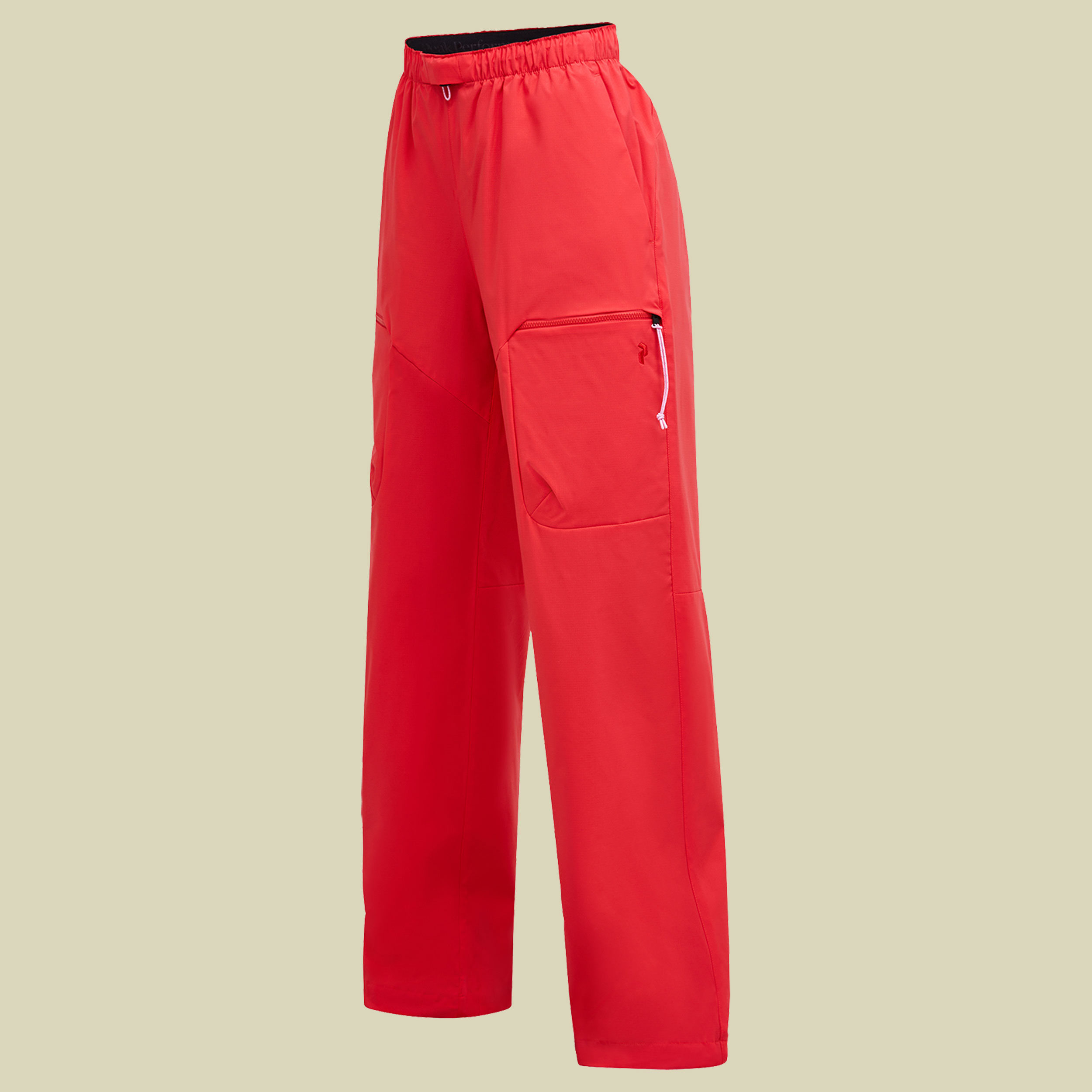 Outdoor Cargo Pants Women XS rot - brillant red