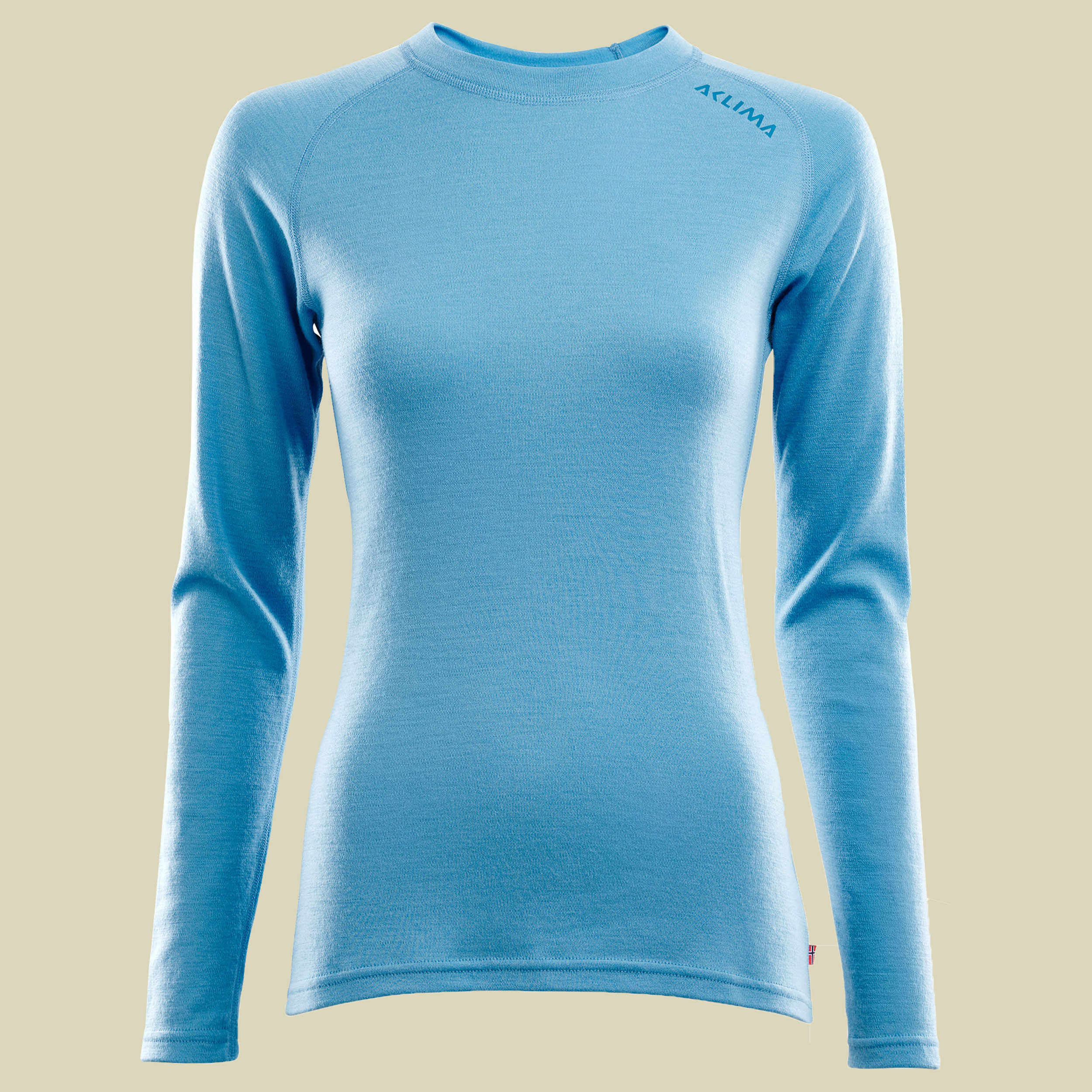 WarmWool Crew Neck Woman Größe M  Farbe azure blue