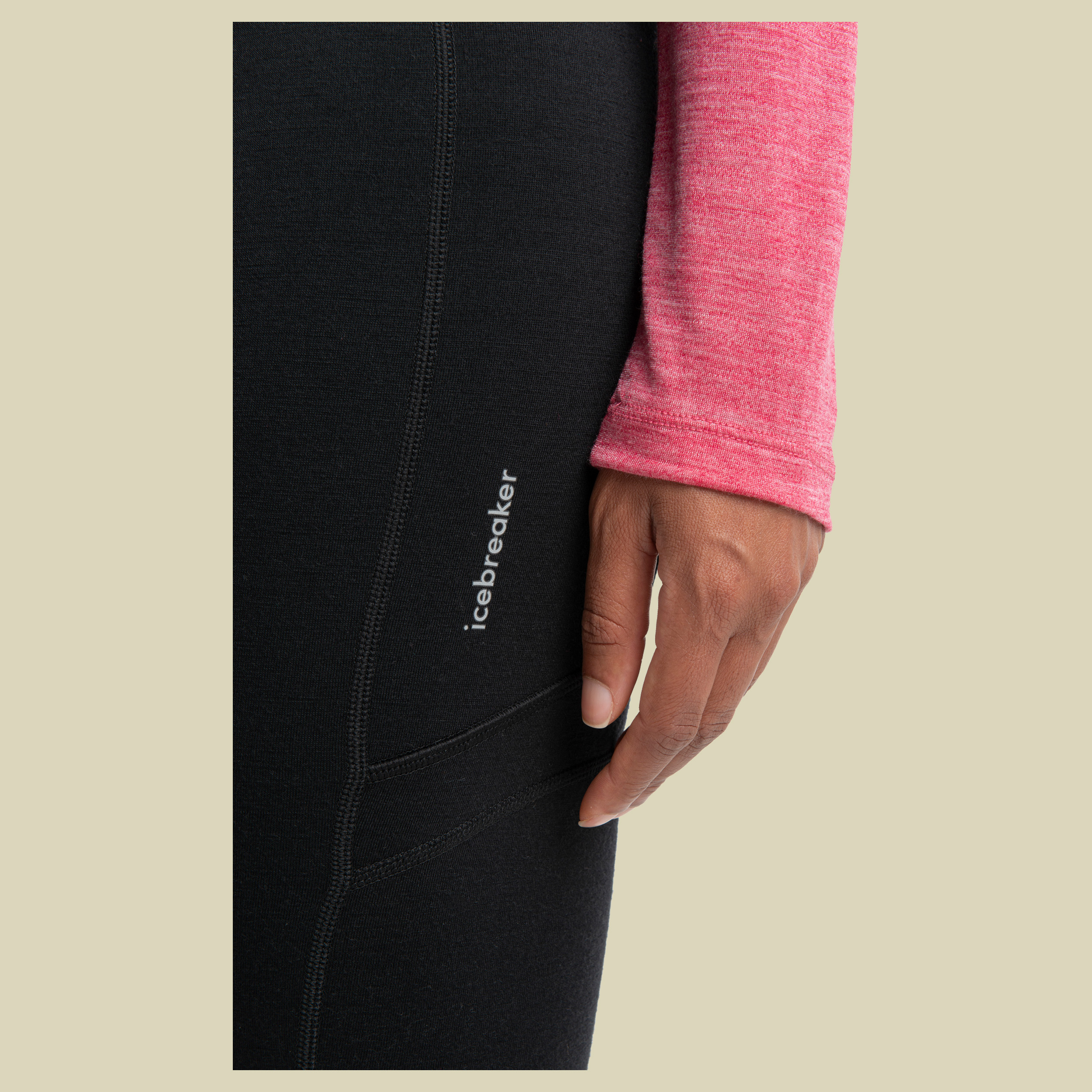 Merino Speed Winter Tights Women Größe L  Farbe black