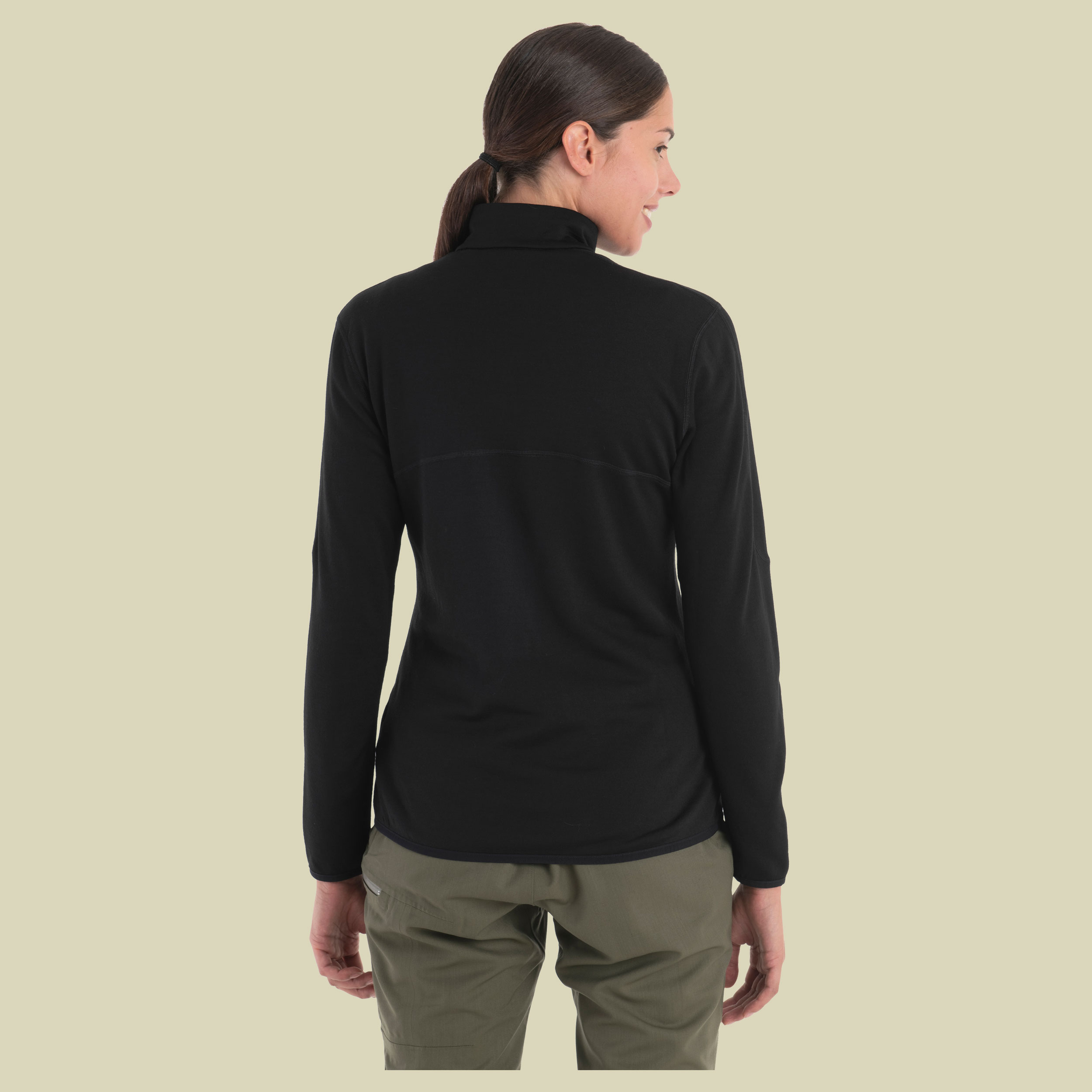 Merino 560 Realfleece Elemental II LS Zip Women Größe XL Farbe black