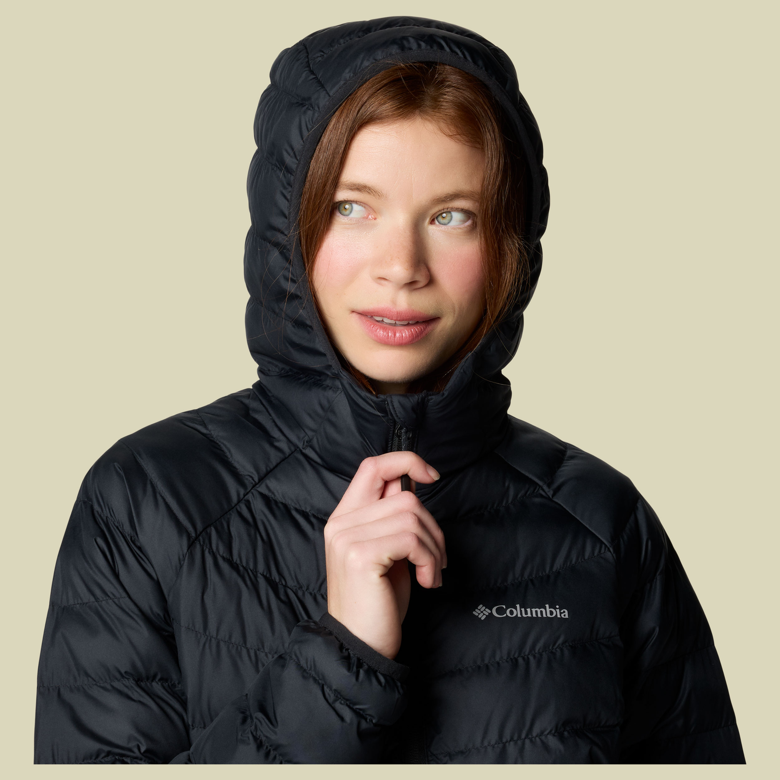 Powder Lite II Hooded Jacket Woman L schwarz - Farbe black