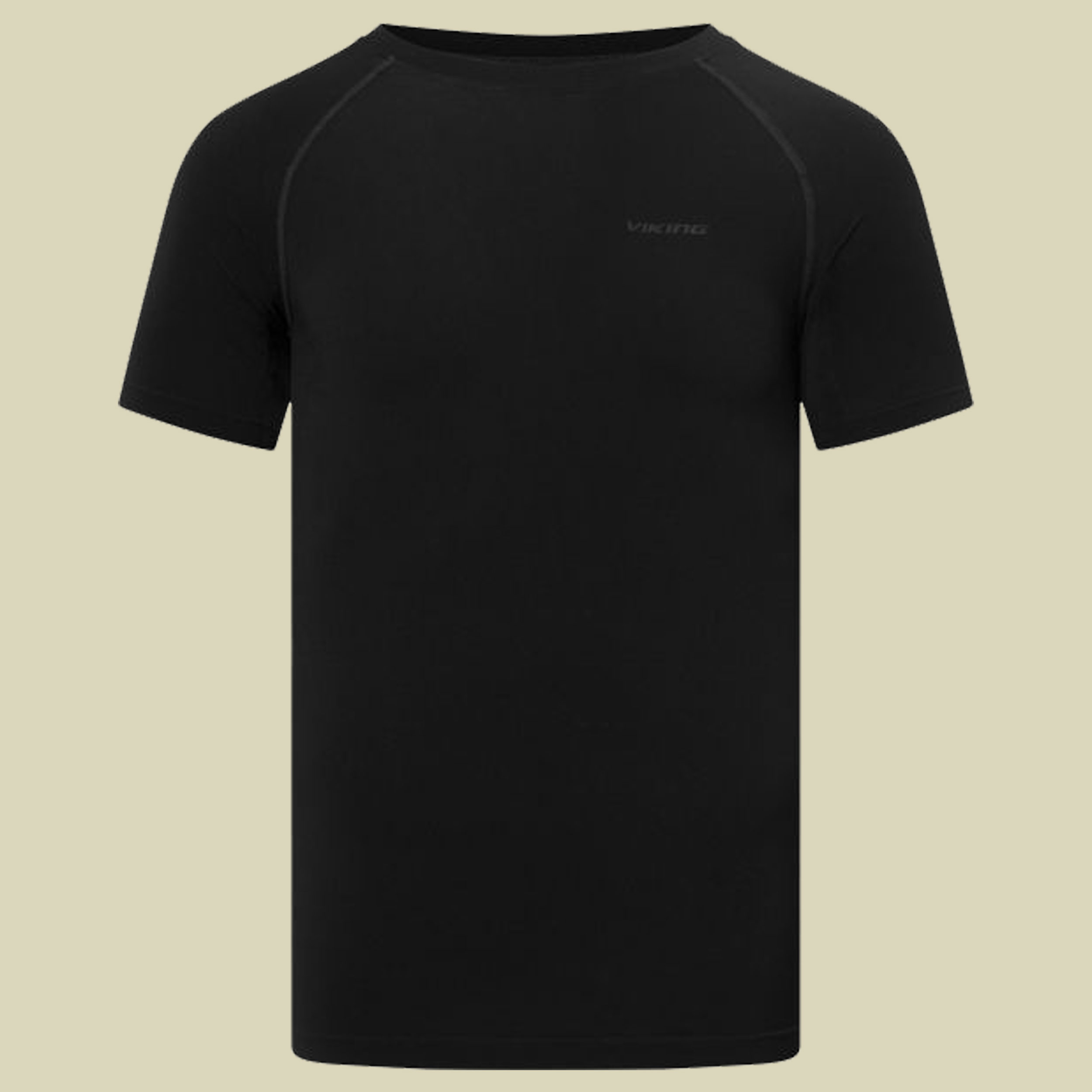 Shortsleeve Lockness Man M schwarz - full black