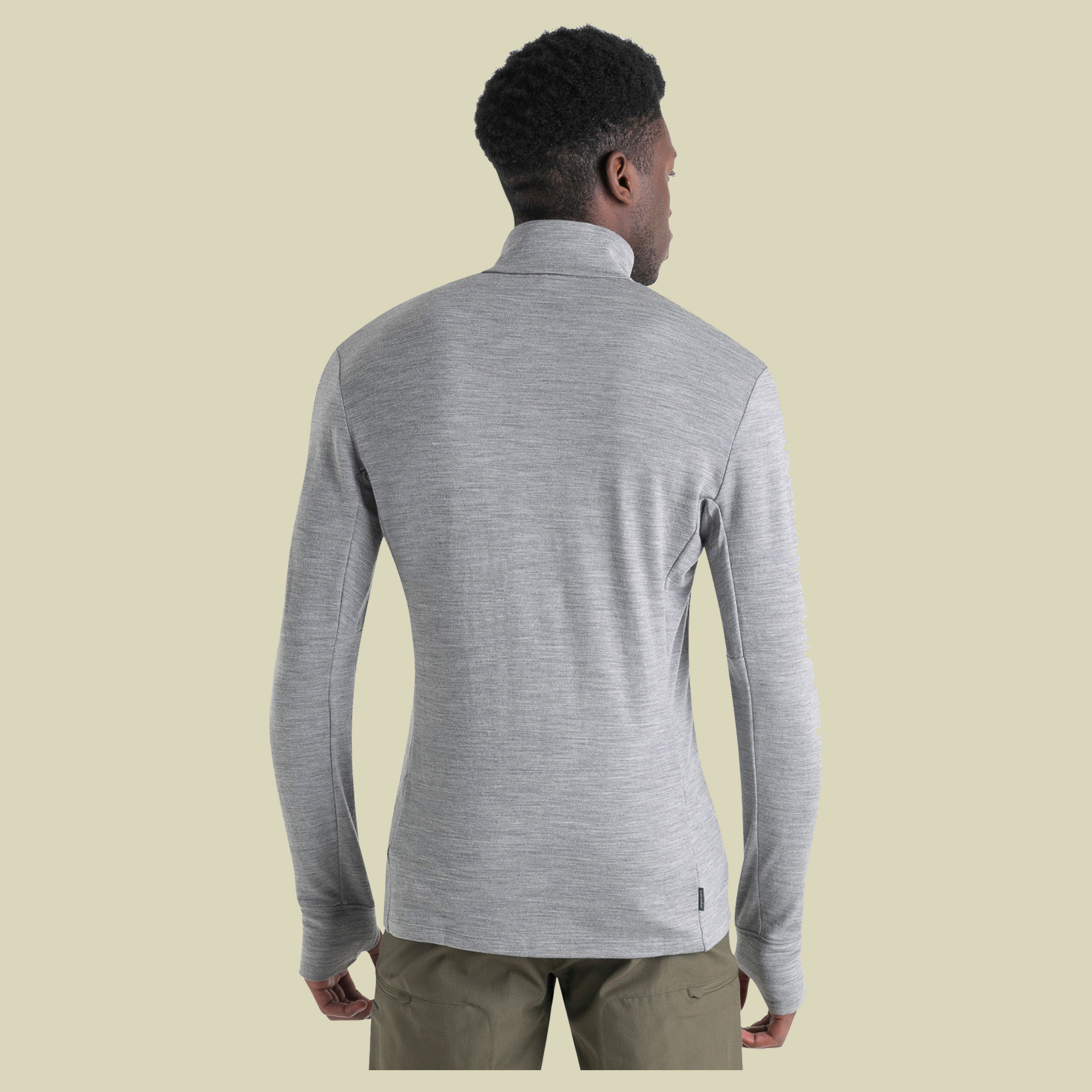 Merino 260 Quantum IV LS Zip Men S metro heather