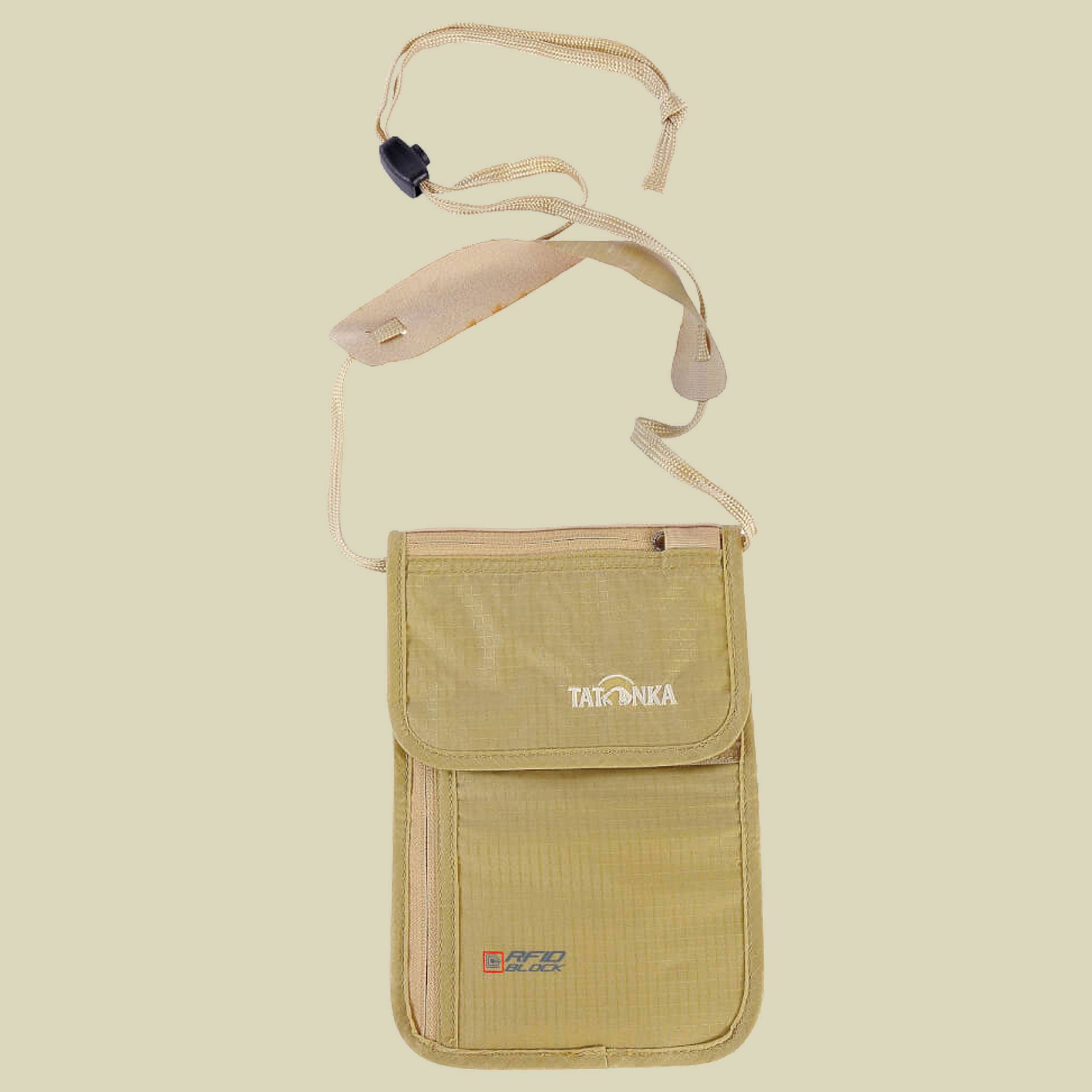 Skin Neck Pouch RFID B one size beige - natural