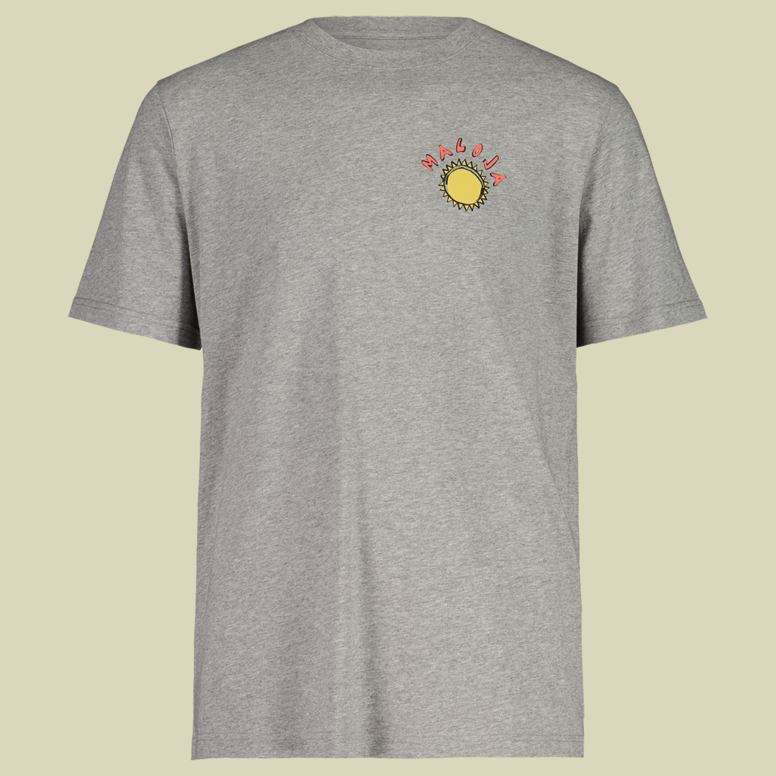 RappeiM. Organic Cotton Tee Men Größe L  Farbe grey melange