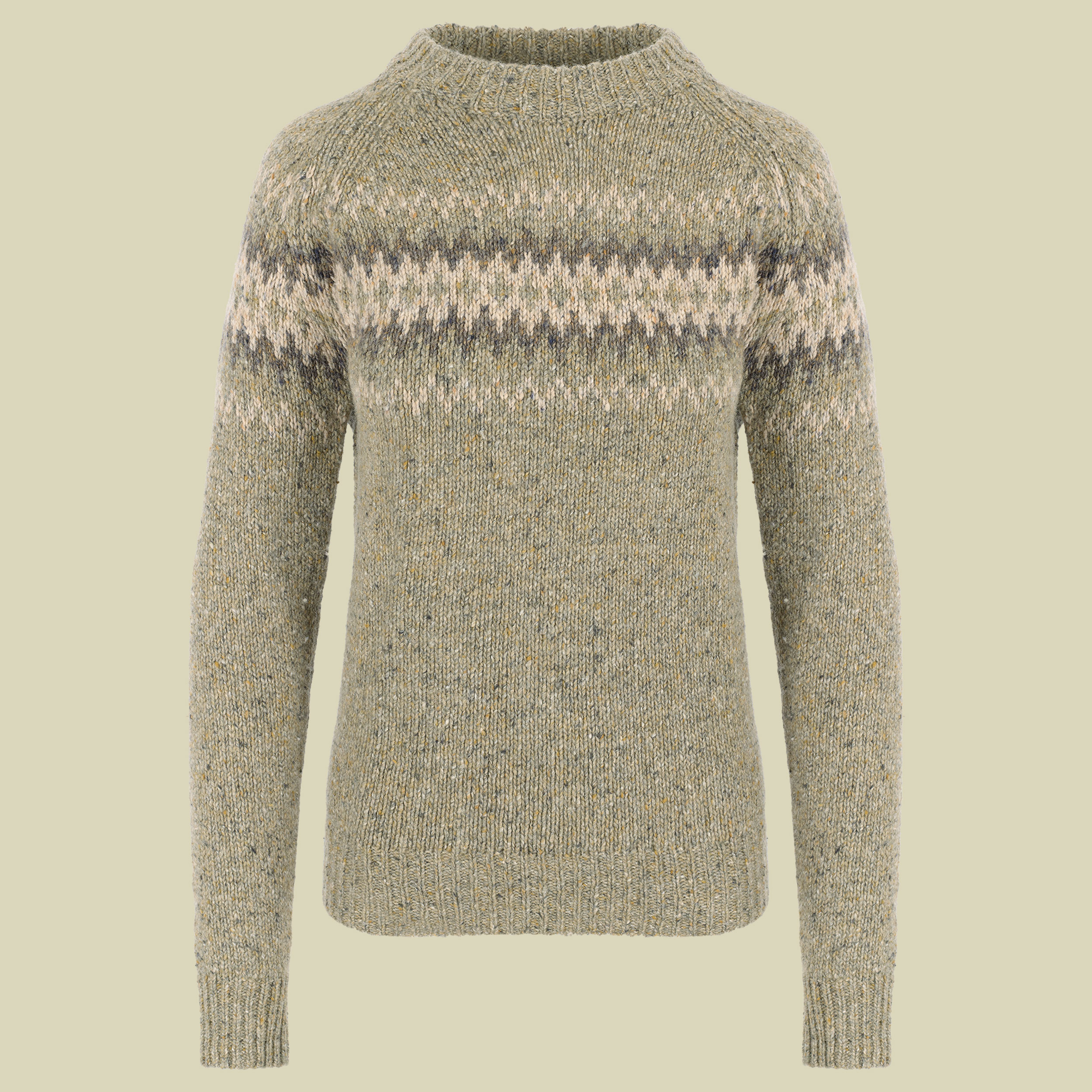 Dumji Crew Sweater Women braun M - birch