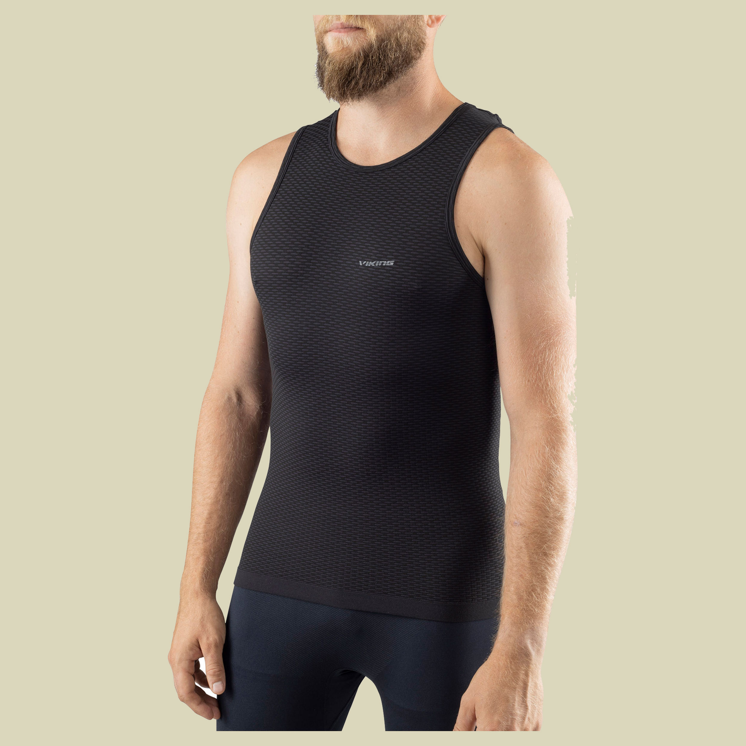 Singlet Easy Dry Unisex XL schwarz - full black