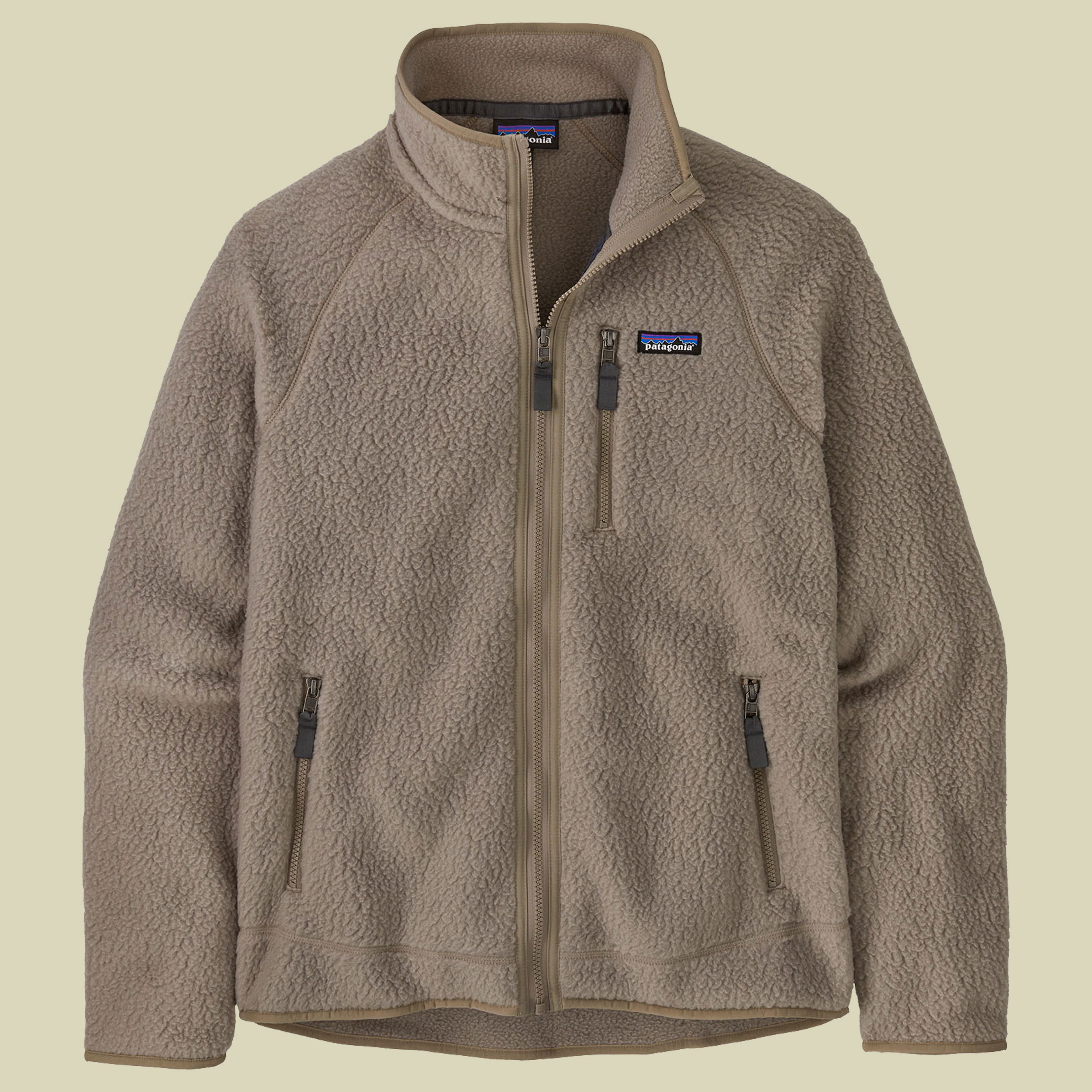 Retro Pile Jacket Men grau XL - seabird grey