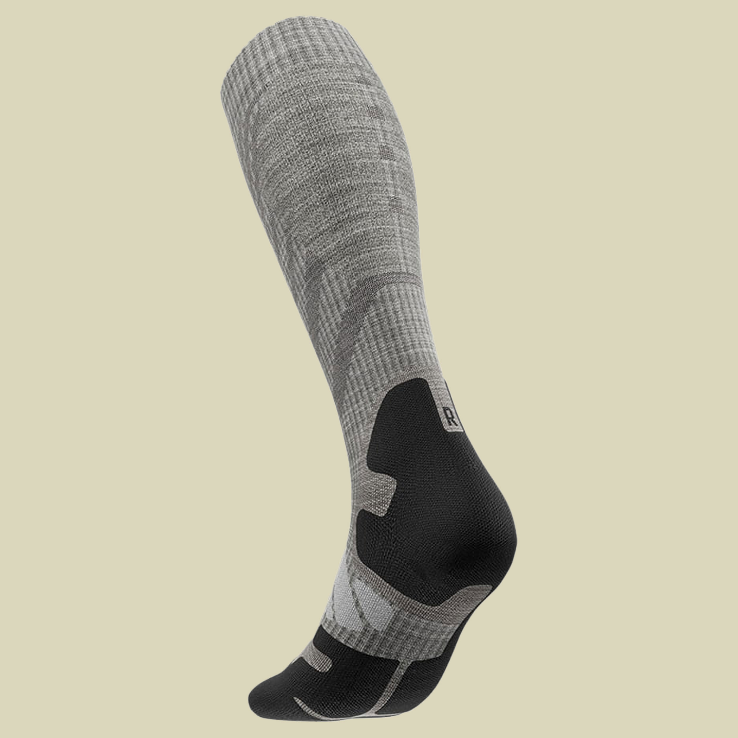 Outdoor Merino Compression Socks Women 35-38 M grau - stone grey