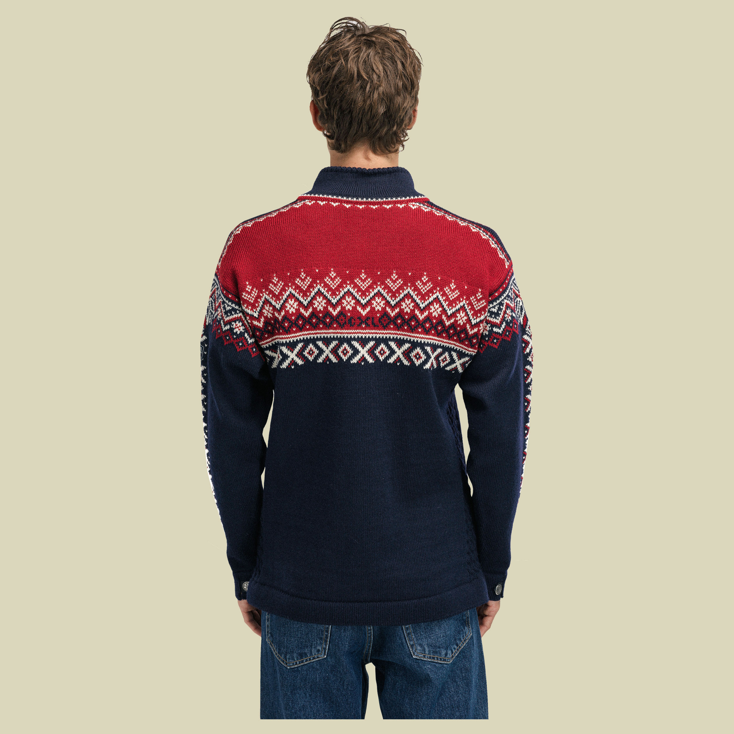 140th Anniversary Sweater Men mehrfarbig 3 Größe L  Farbe navy/red rose/off white