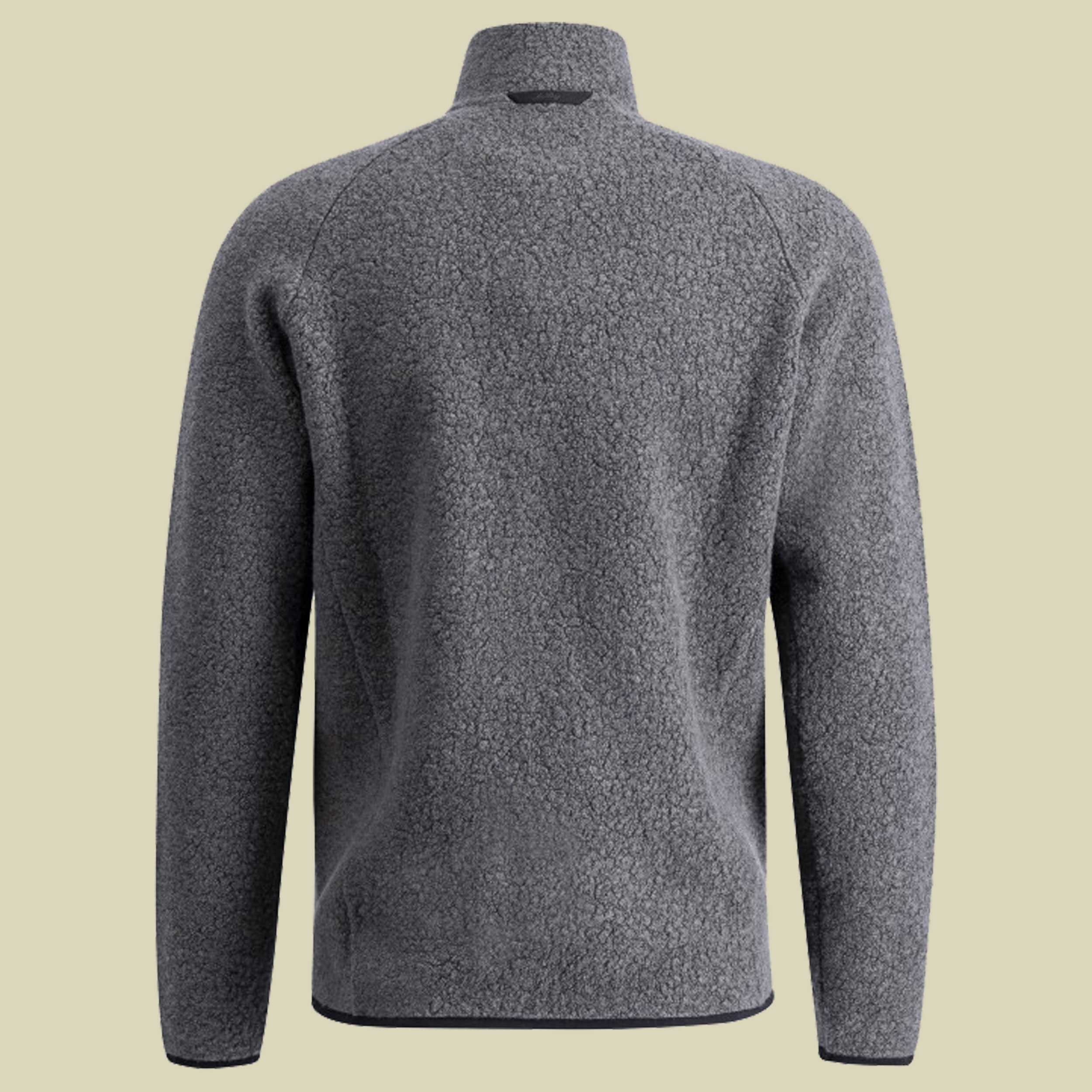 Flok Wool Pile Men grau S - Farbe granit