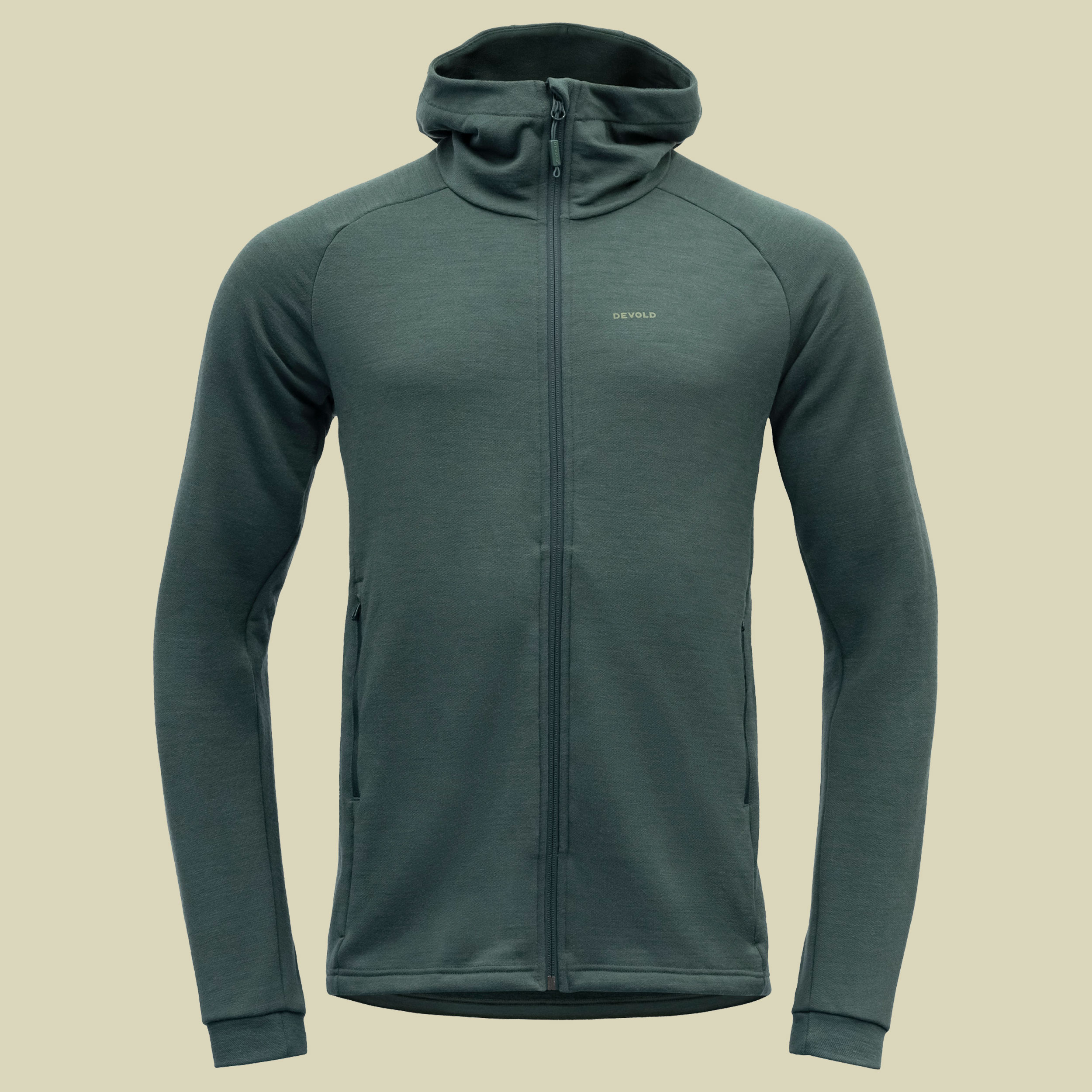 Nibba Merino Jacket Hood Man M grün - woods