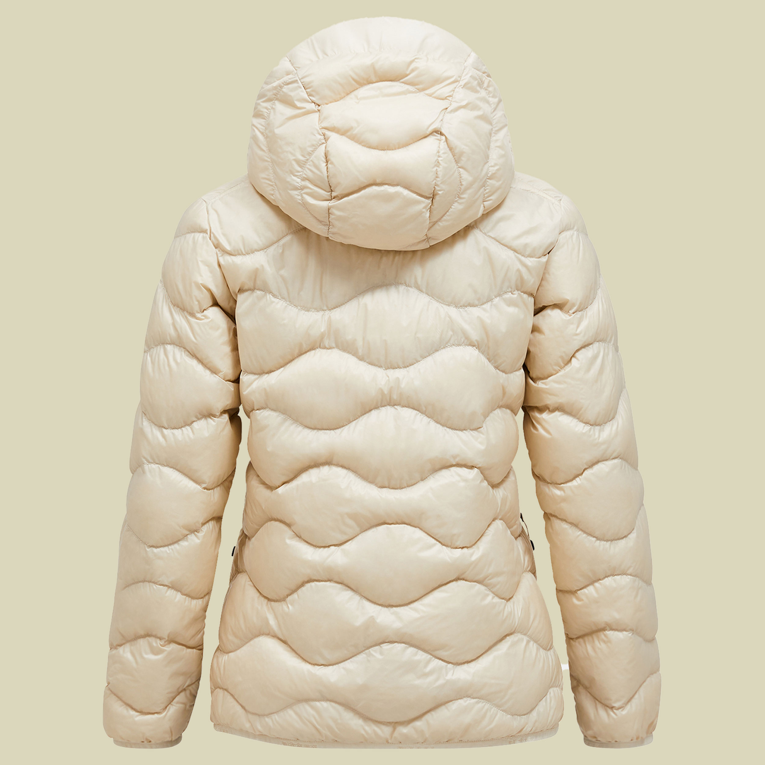 Helium Down Hood Jacket Women beige M - sand fog