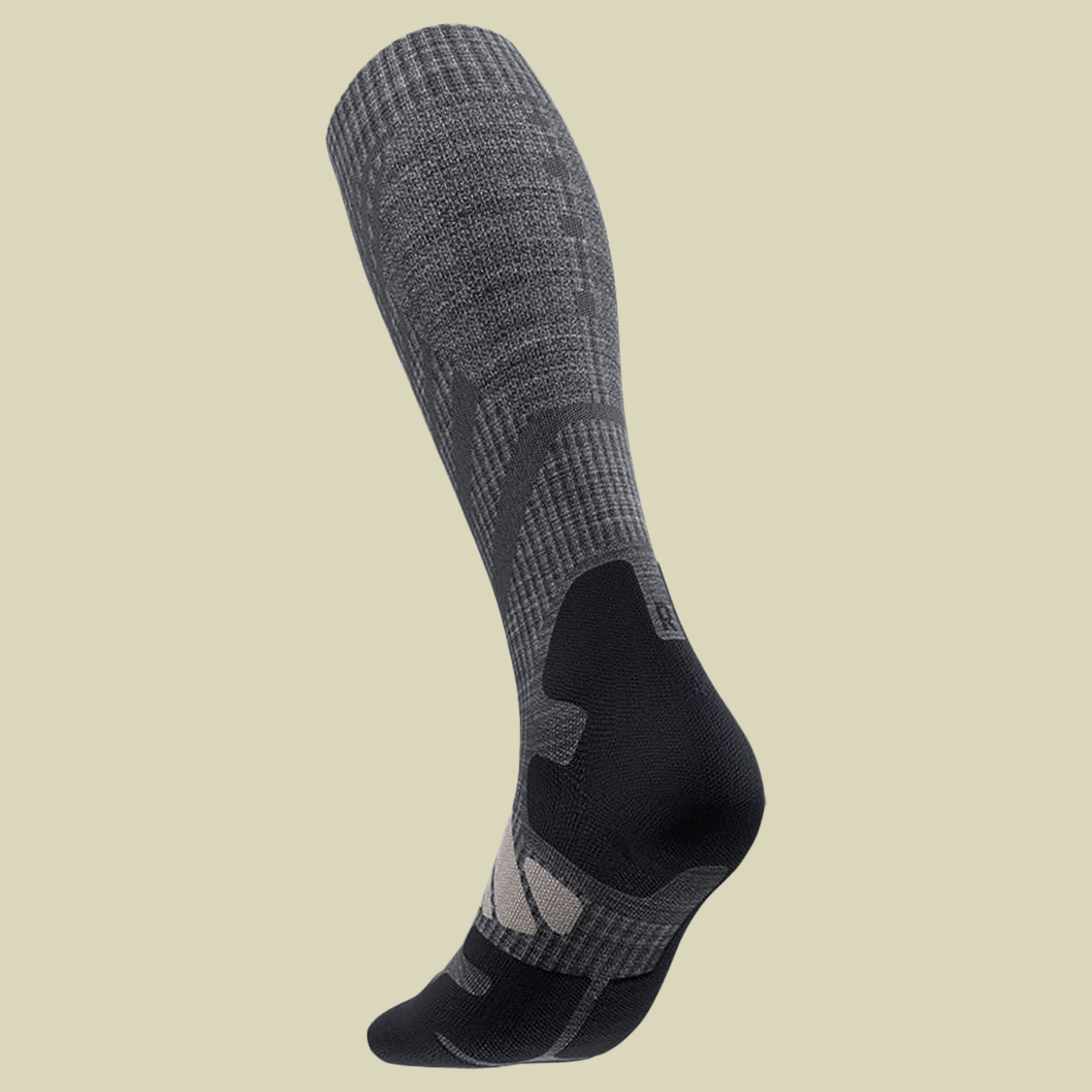 Outdoor Merino Compression Socks Men 42-45 S grau - lava grey