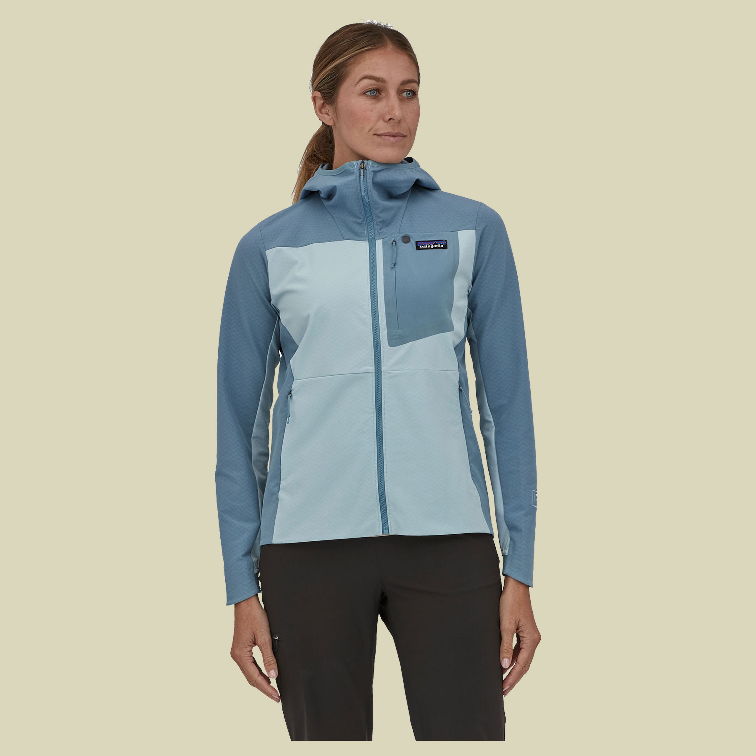 R1 CrossStrata Hoody Women Größe M  Farbe steam blue