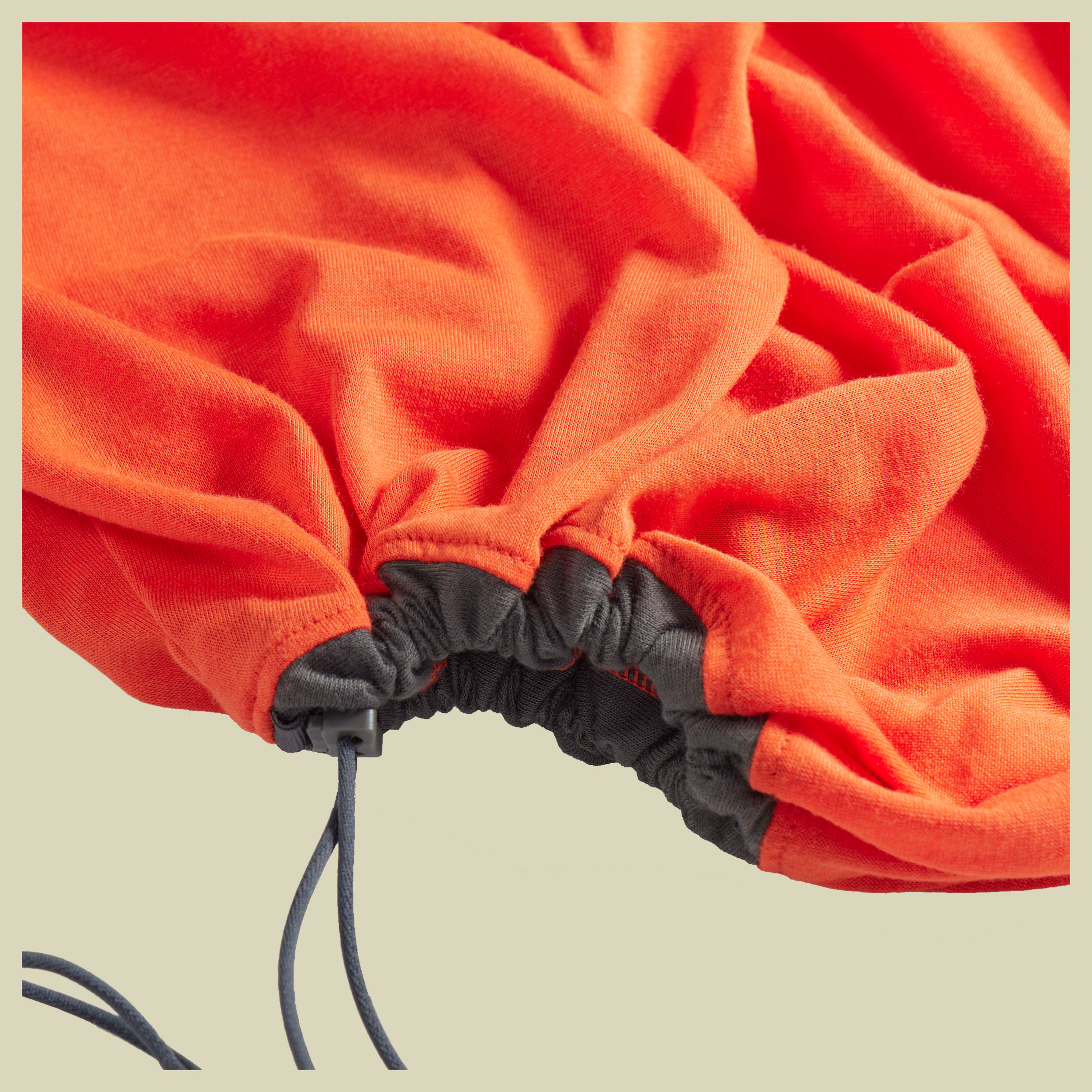 Reactor Extreme Sleeping Bag Liner - Mummy w/ Drawcord orange Standard - spicy orange