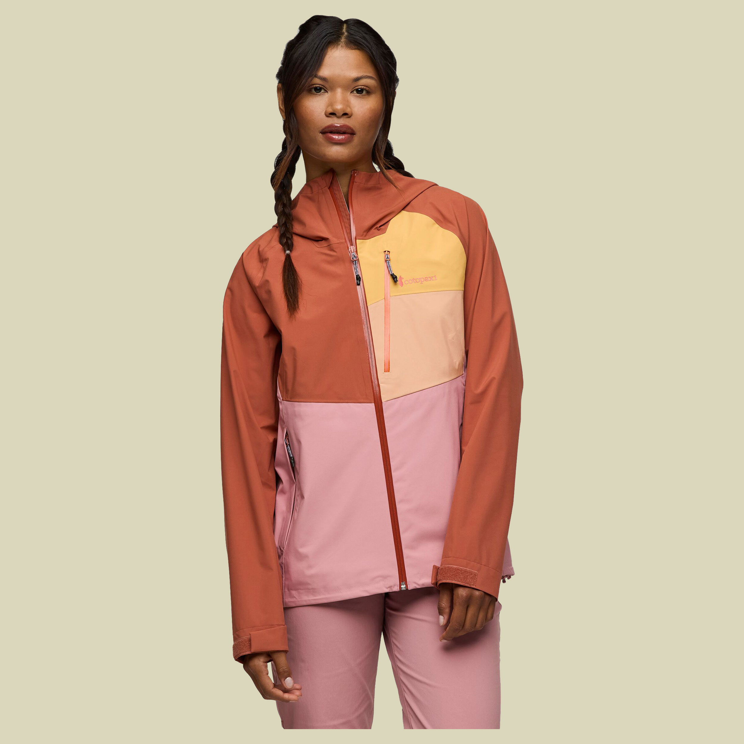 Impermeo 3L HDShell Jacket Women M rosa - Farbe faded brick rose