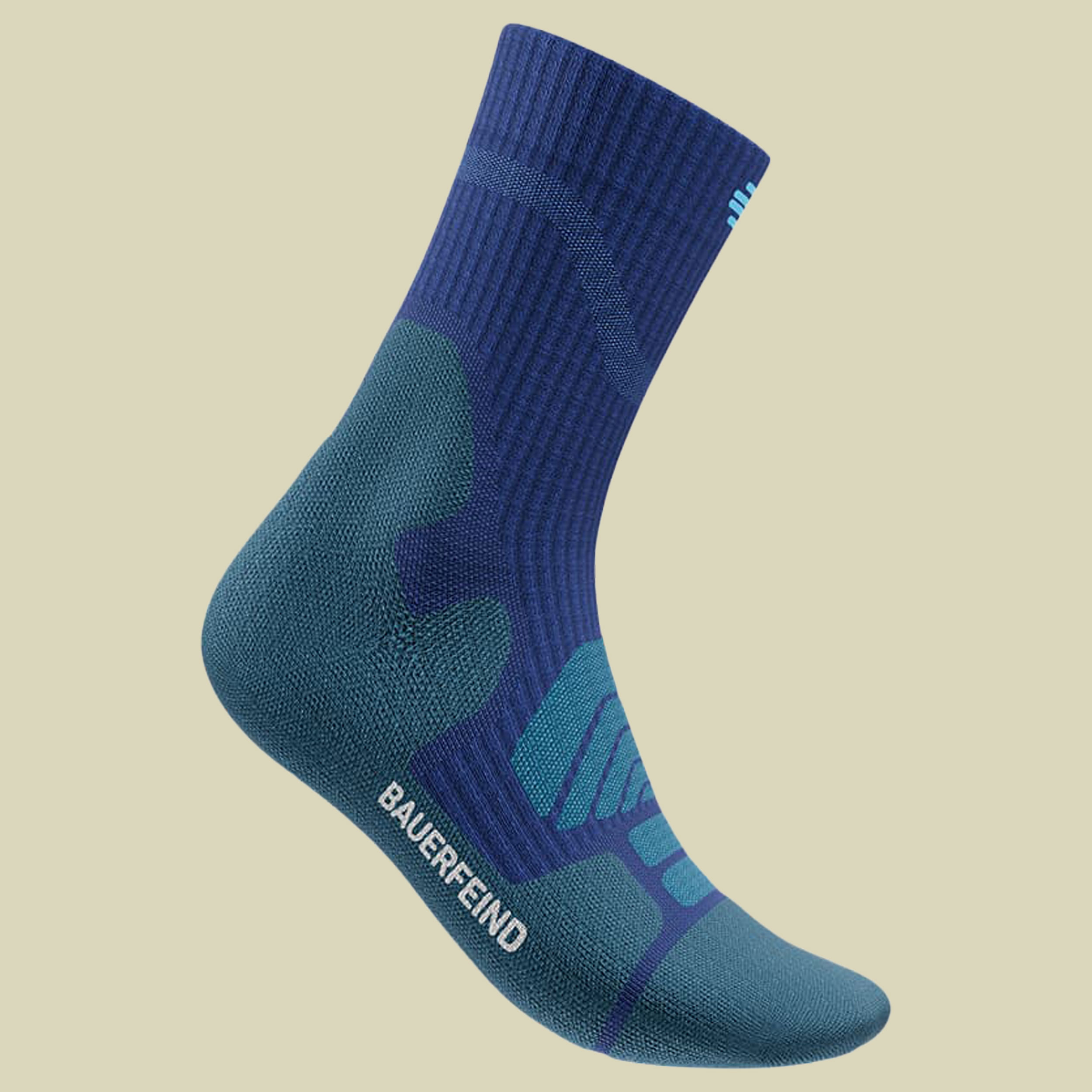 Outdoor Merino Mid Cut Socks Men 38-41 blau - ocean blue