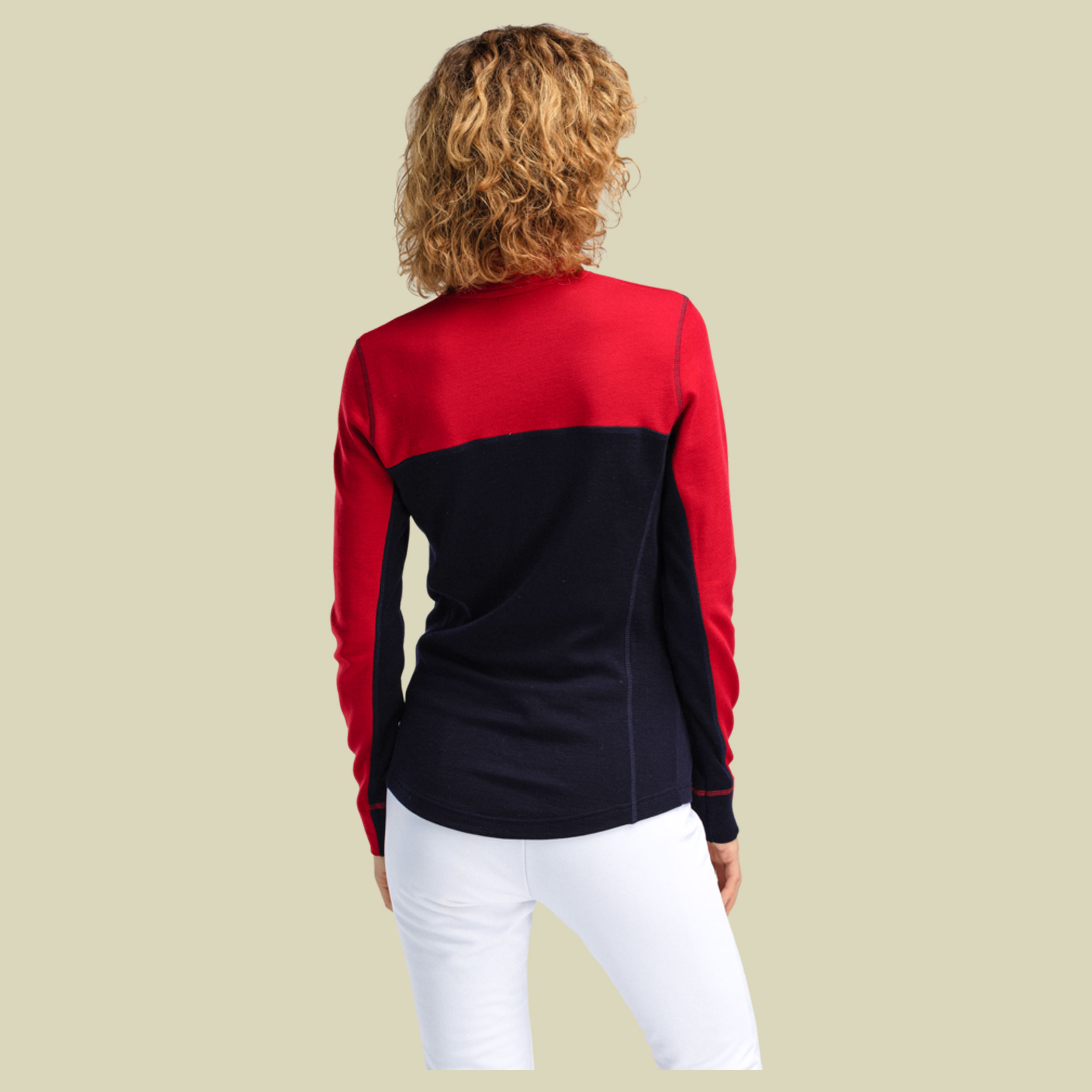 Moritz Superfine Sweater Women M mehrfarbig - Farbe raspberry navy offwhite