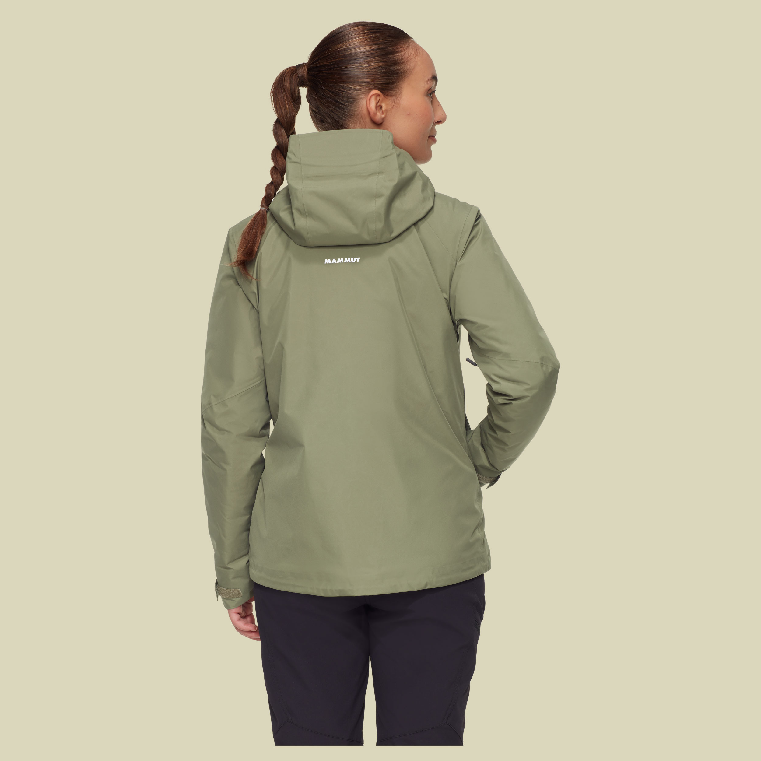 Convey 3 in 1 HS Hooded Jacket Women grau XL - Farbe marsh-dark marsh