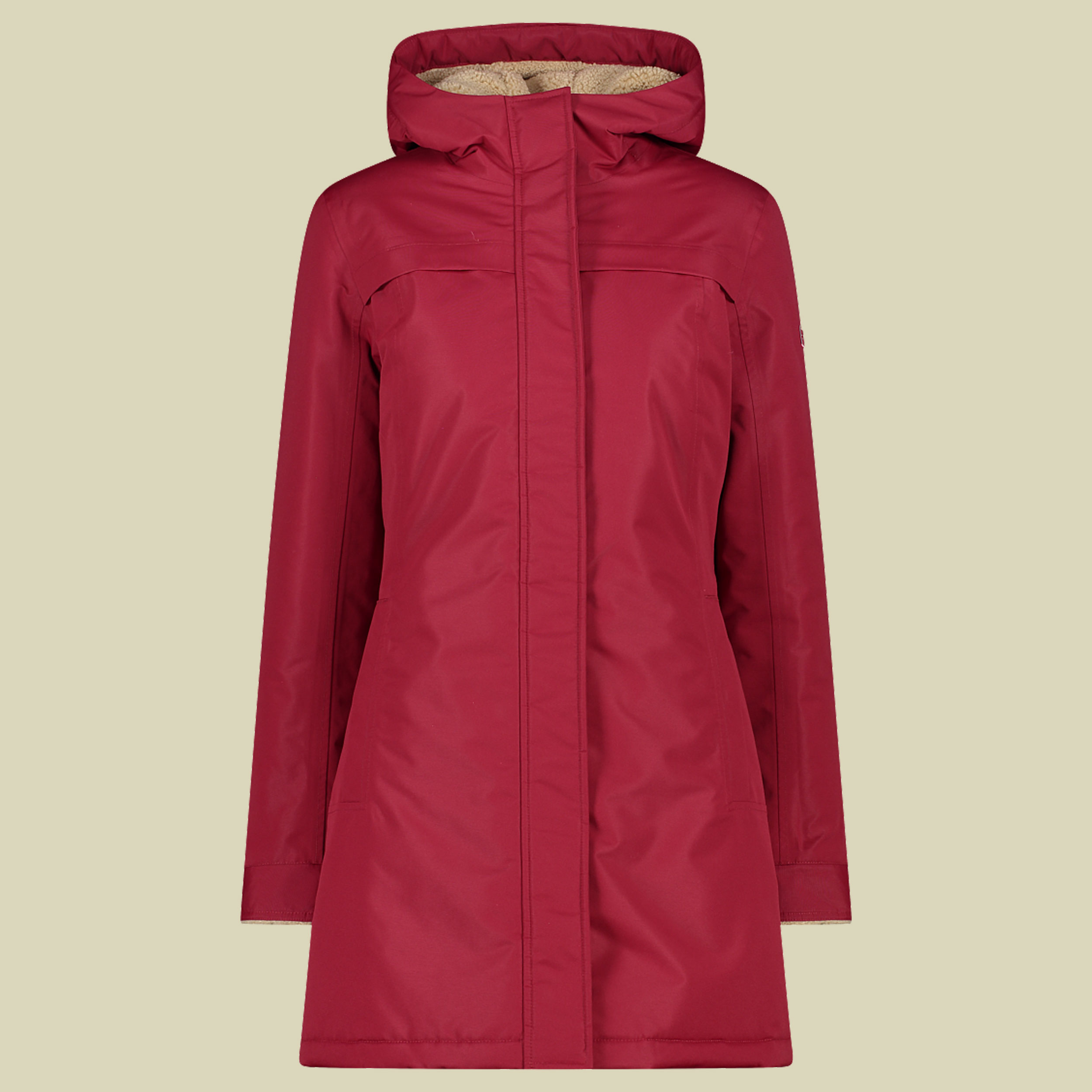 Woman Parka Fix Hood 33K2196 Größe 38 Farbe anemone