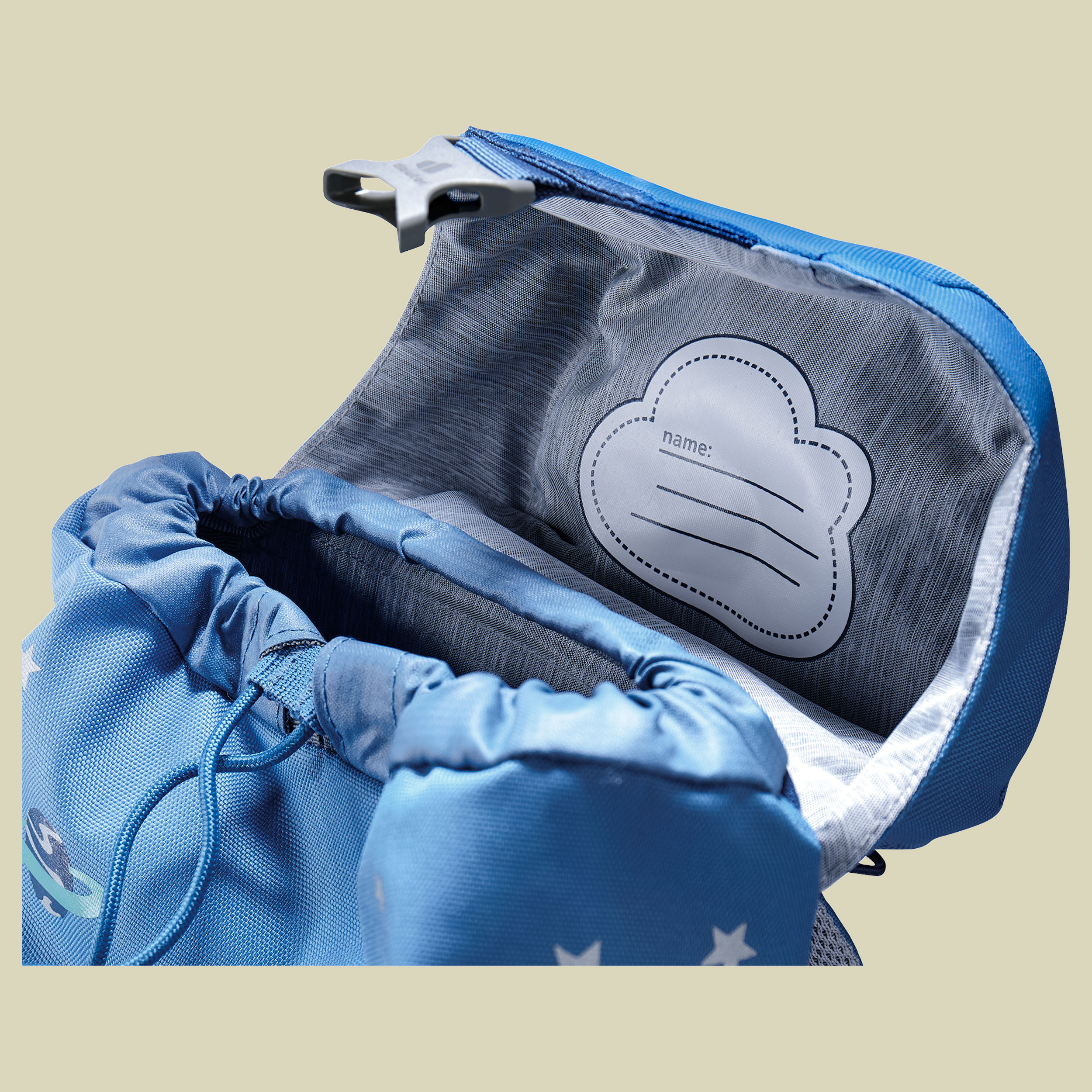 Schmusebär Kids 8 L blau - wave-nightblue