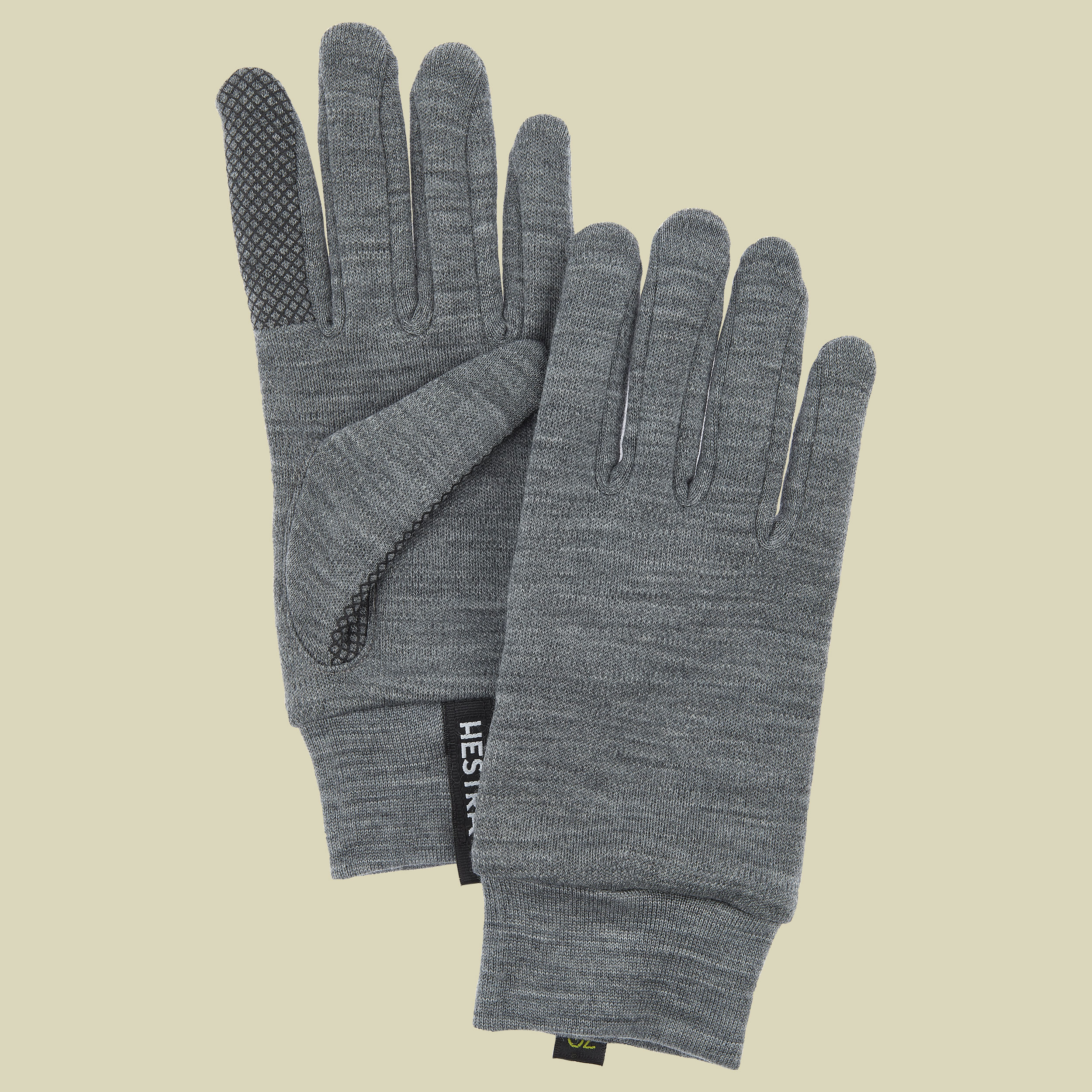 Merino Touch Point Größe 8 Farbe grey