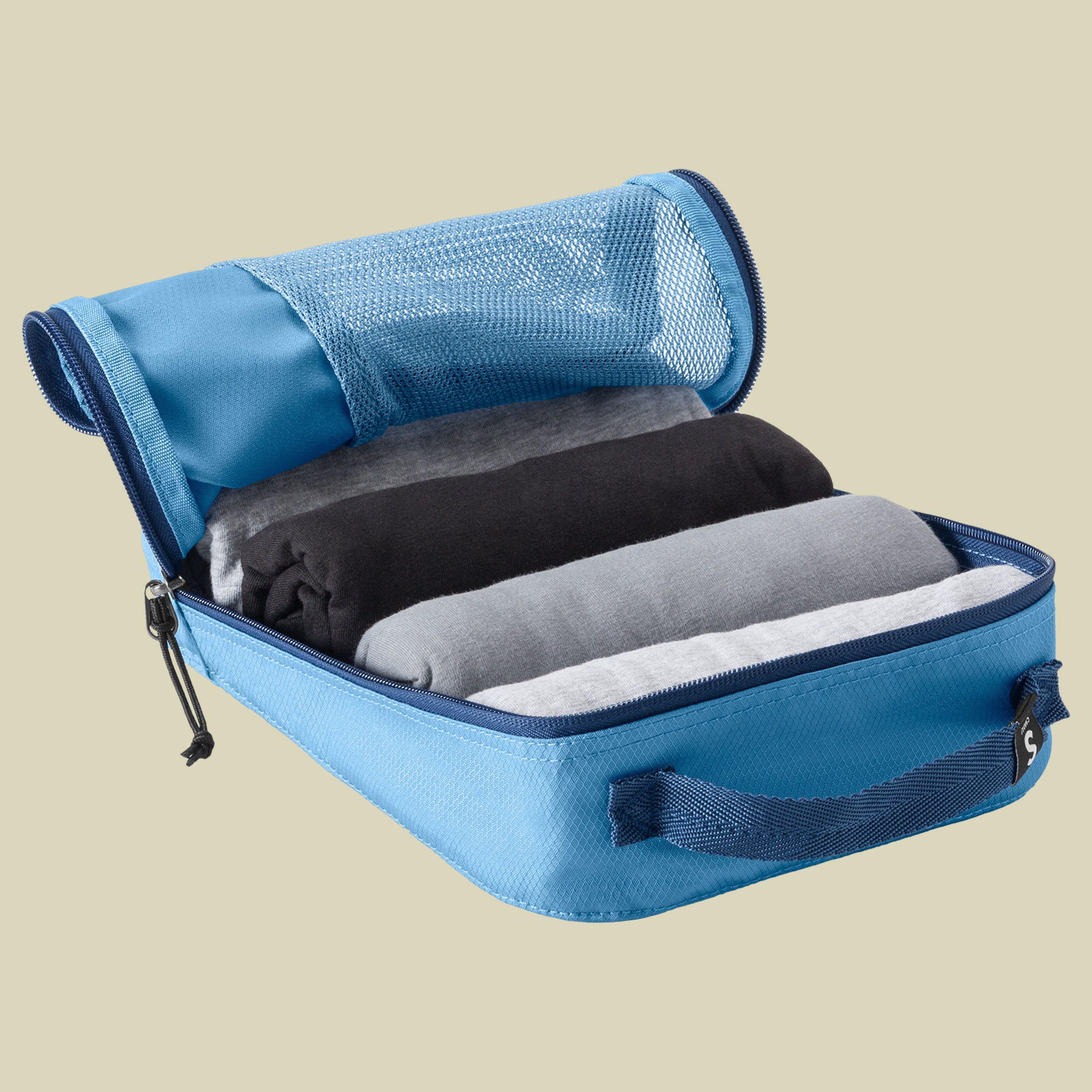 Pack-it Reveal Cube Set XS/S/M 3-er Set blau - blue dawn