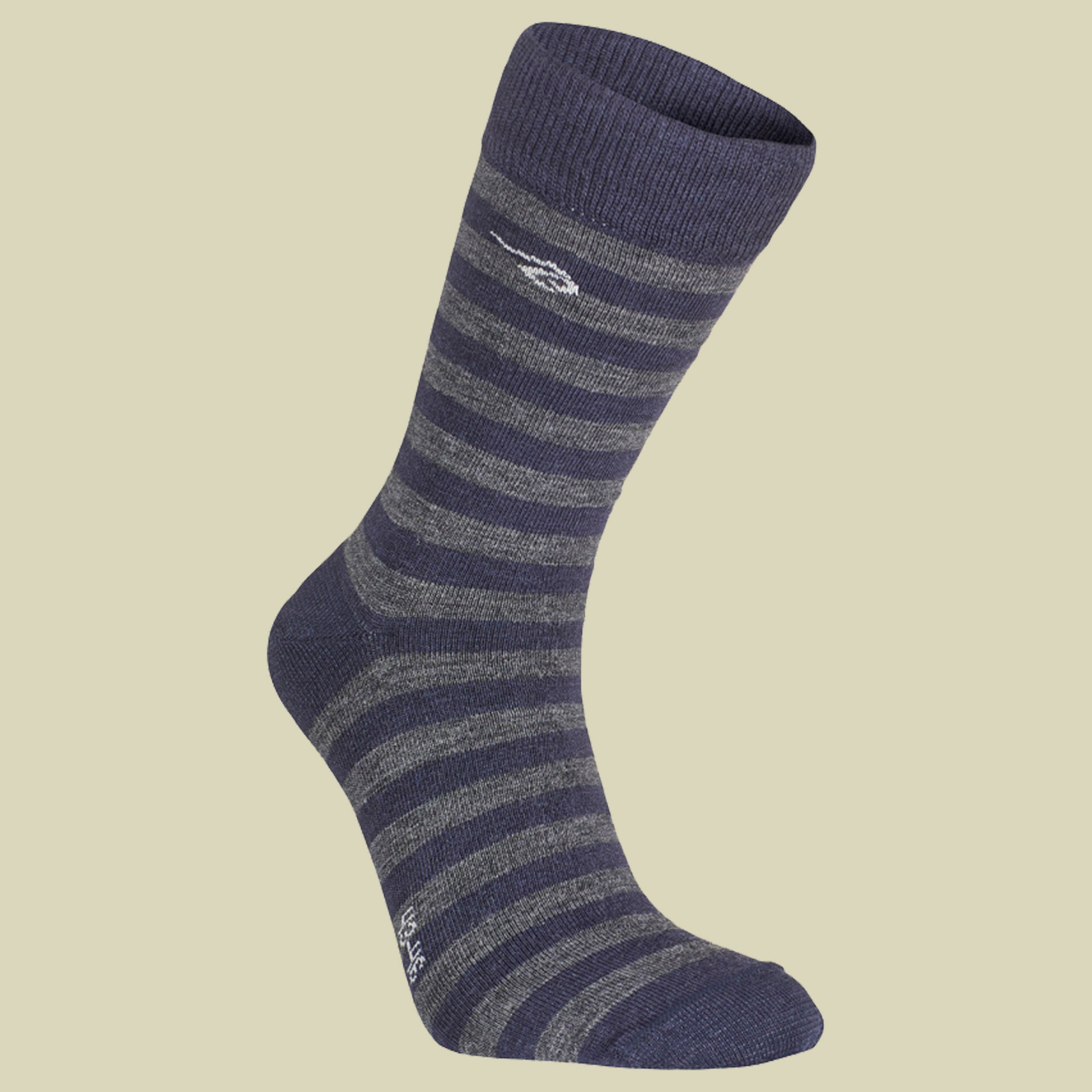 Wool Sock Stripe Unisex Größe 35-38 Farbe light navy