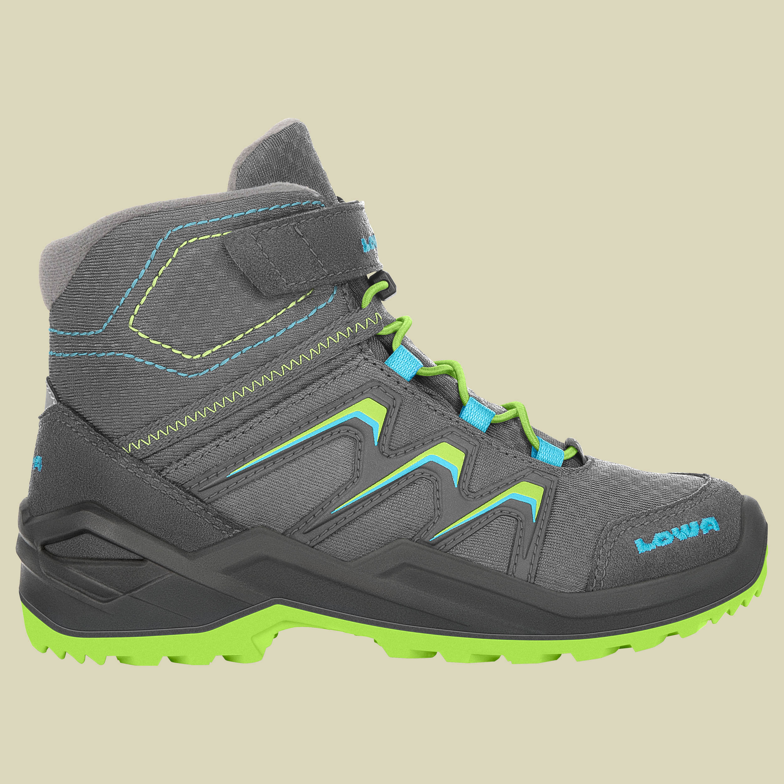 Maddox Warm GTX Mid Kids Größe 34 Farbe graphit/limone