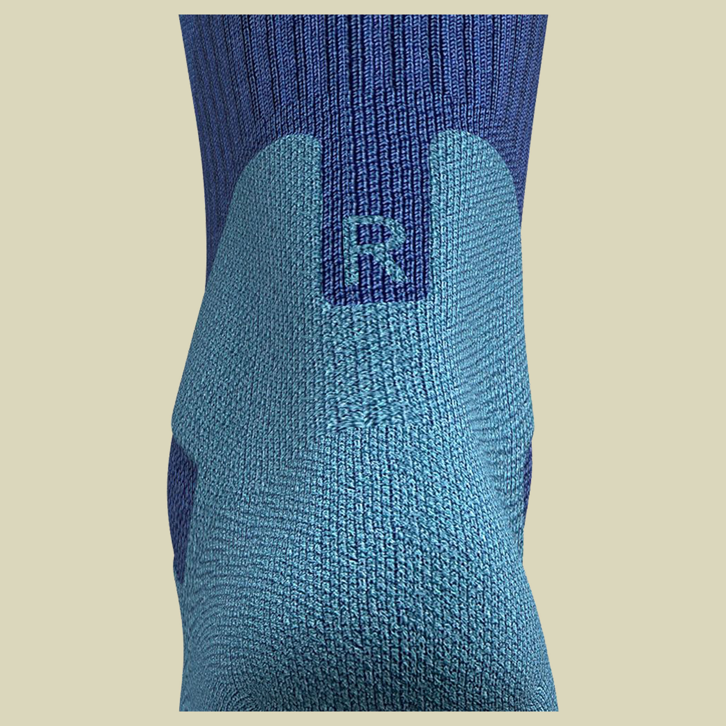 Outdoor Merino Compression Socks Men 42-45 M blau - ocean blue