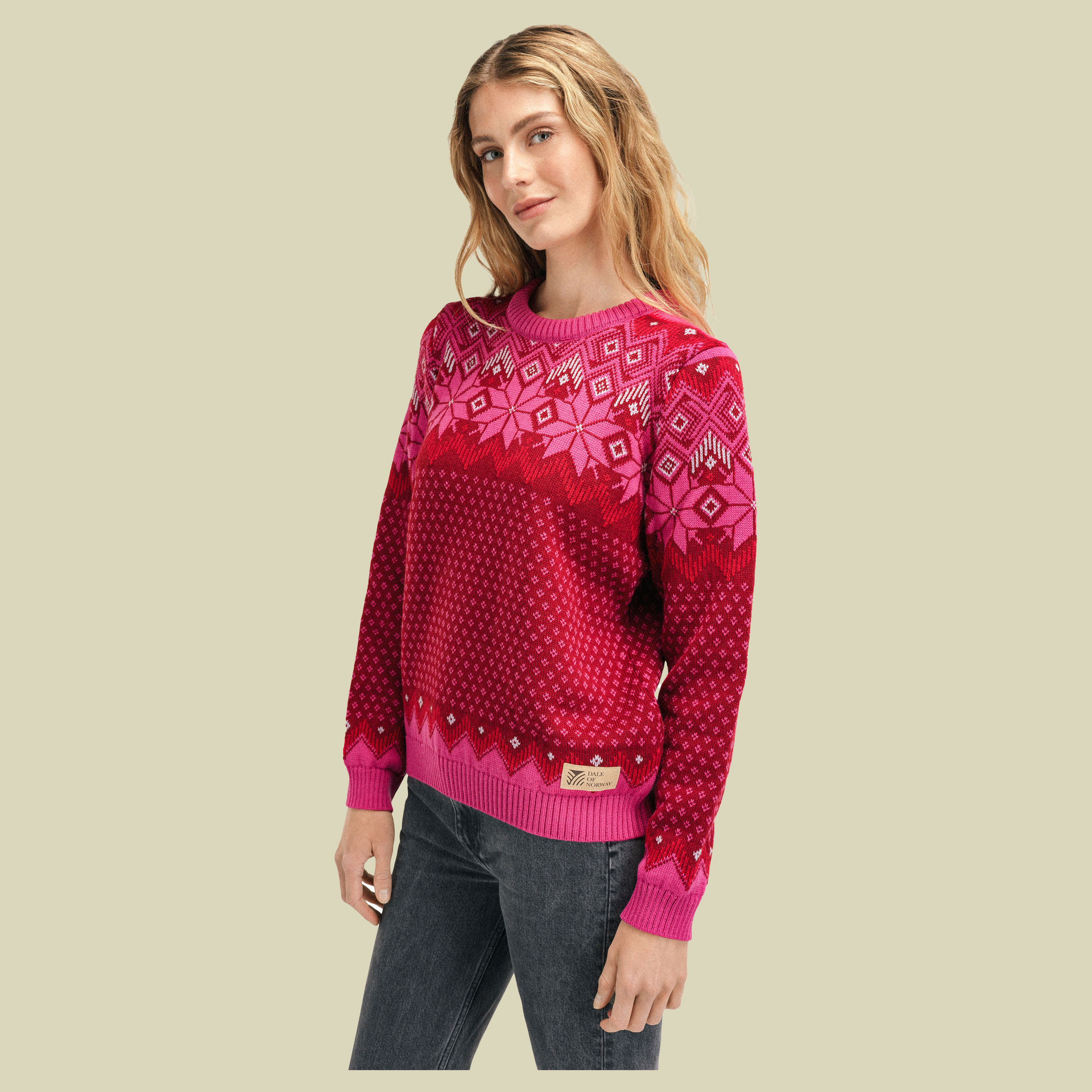 Vilja Sweater Women rot XL - Farbe red rose-allium-raspberry