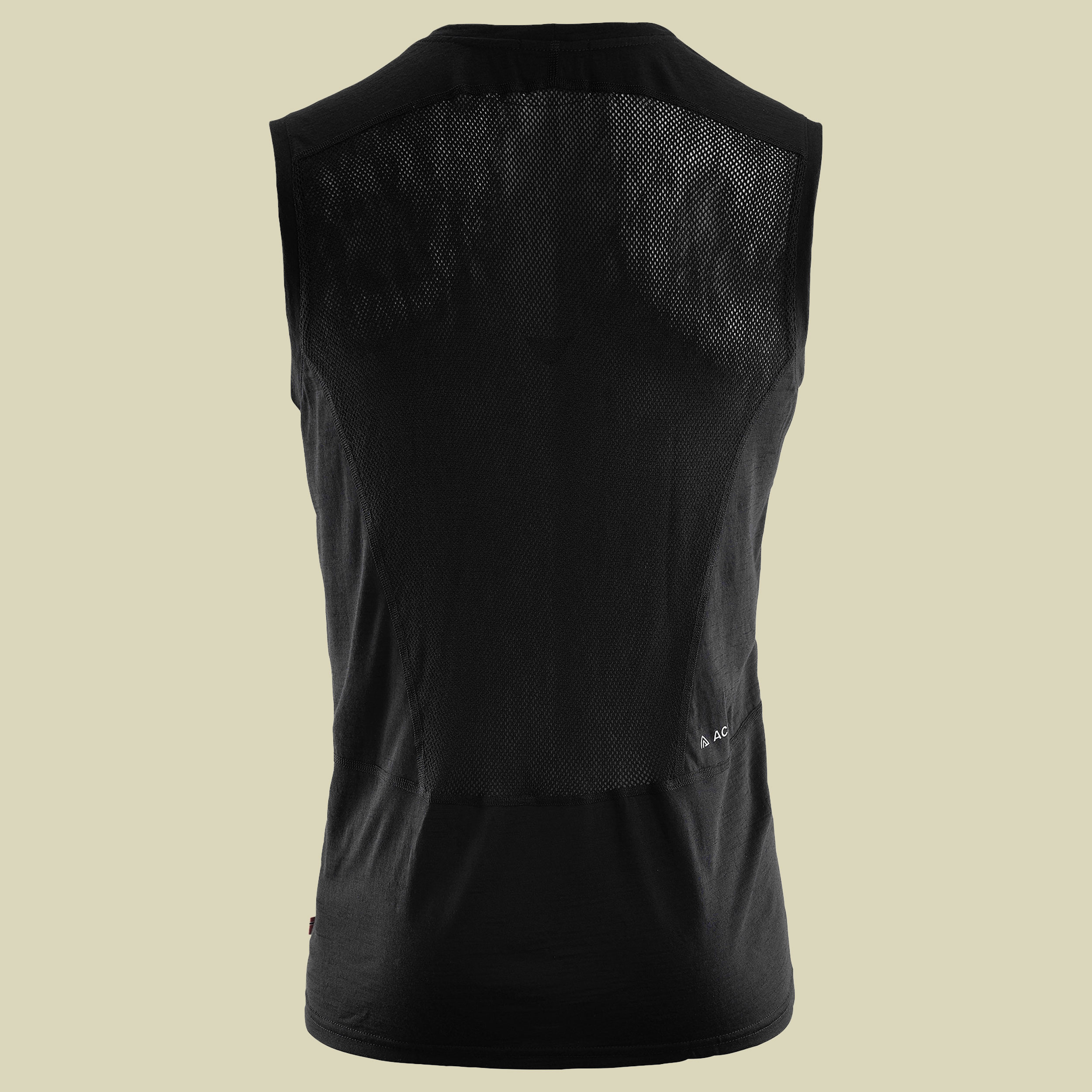 LightWool Sports Singlet Men Größe S Farbe jet black