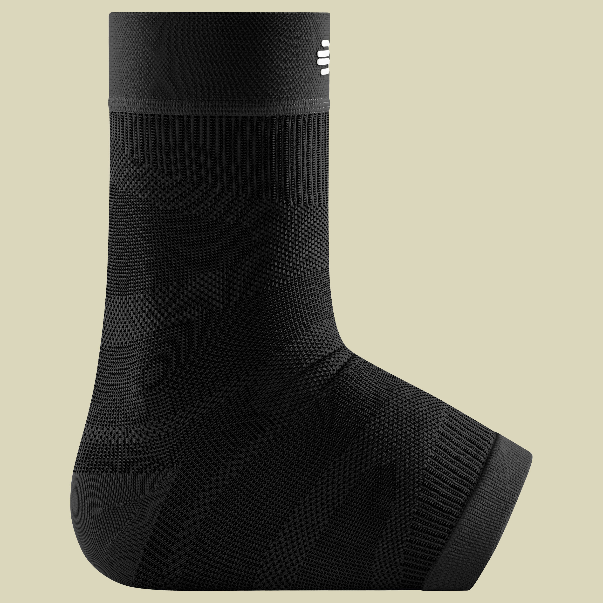 Sports Compression Ankle Support M schwarz - black