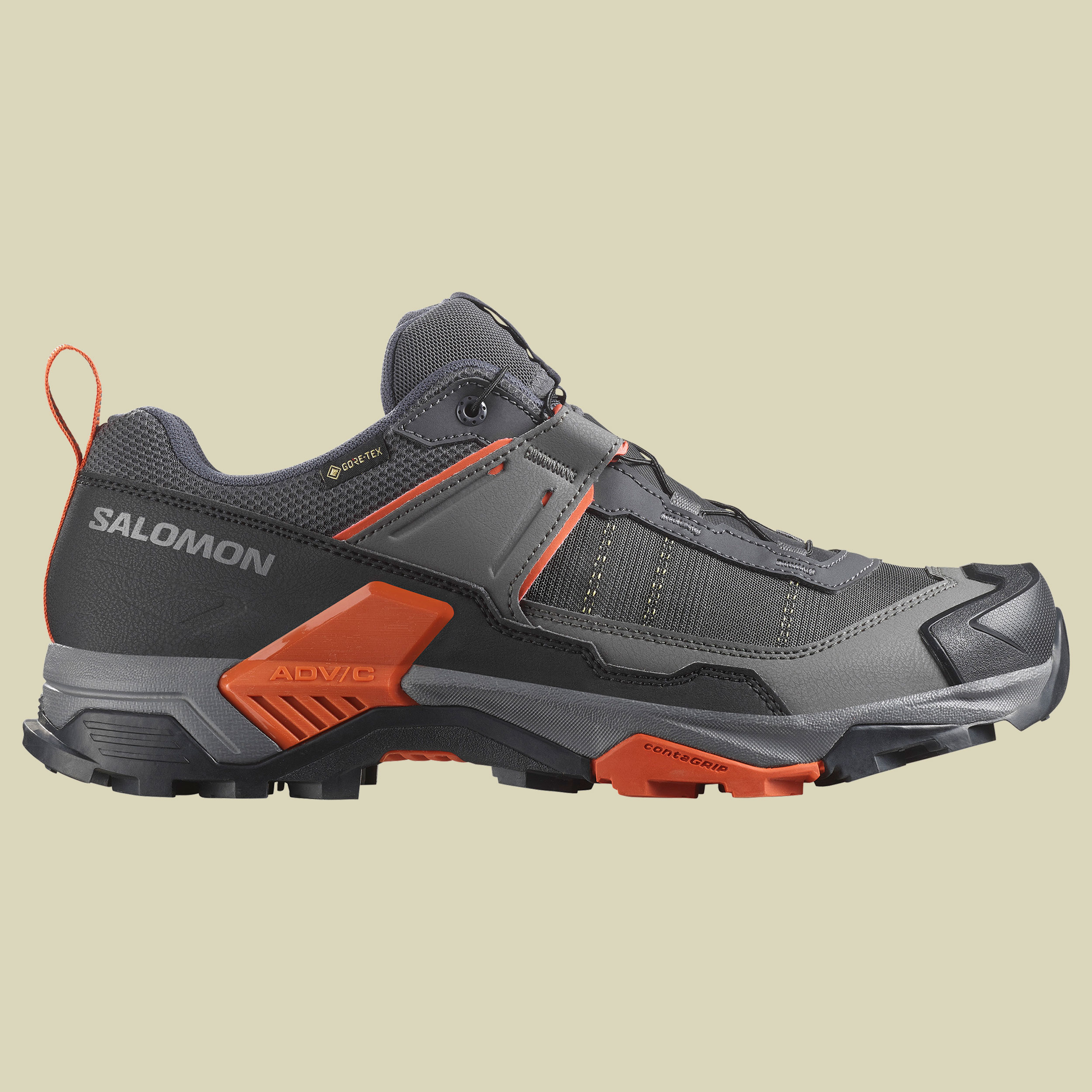 X Ultra 5 GTX Men UK 9 grün - Farbe asphalt/castlerock/burnt ochre