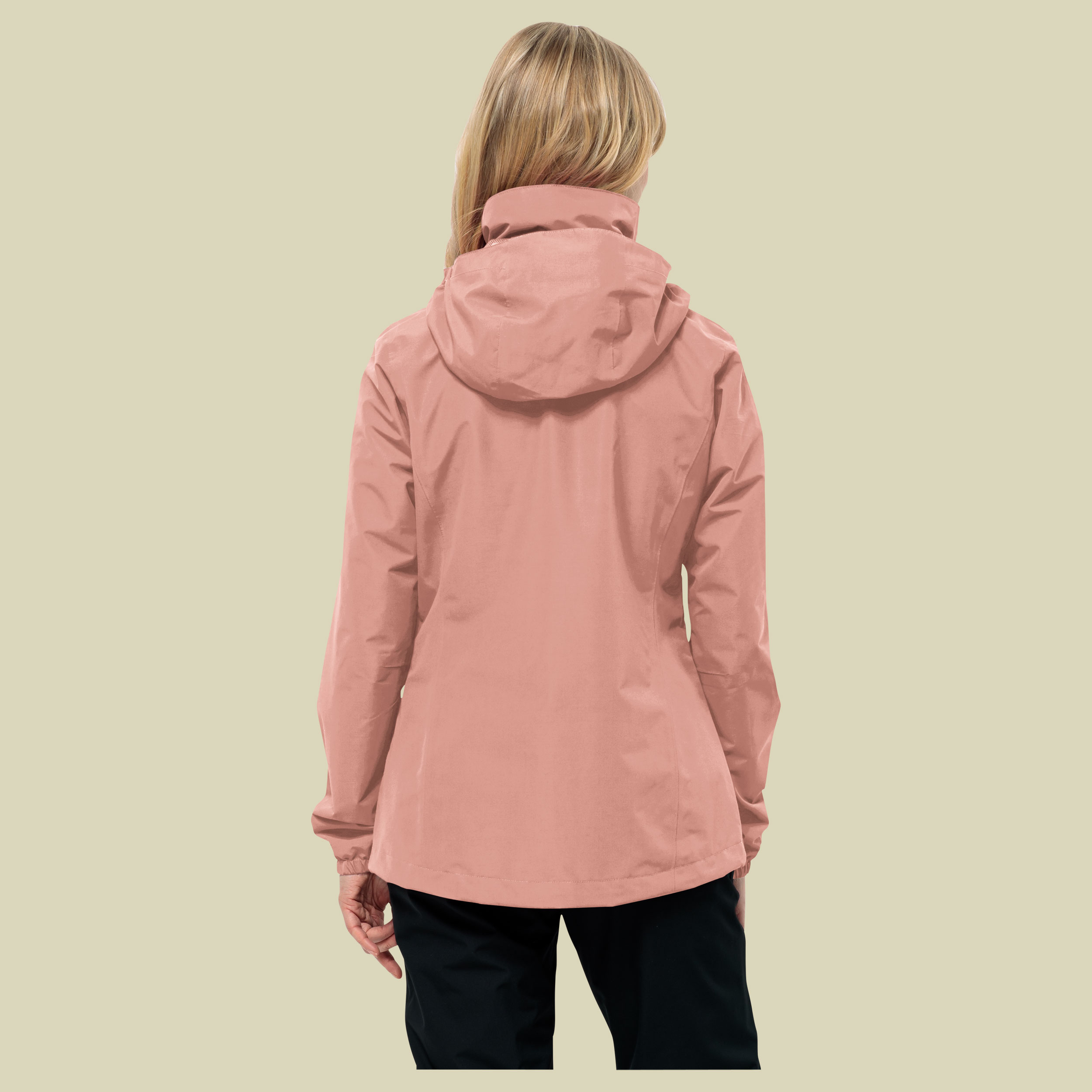 Stormy Point 2L Jacket Women rosa L - rose dawn