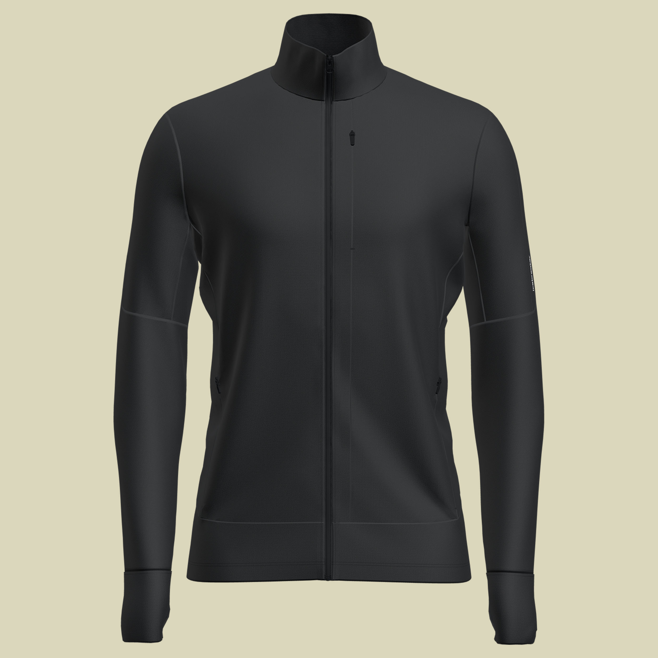 Merino 260 Quantum IV LS Zip Men M schwarz II - black