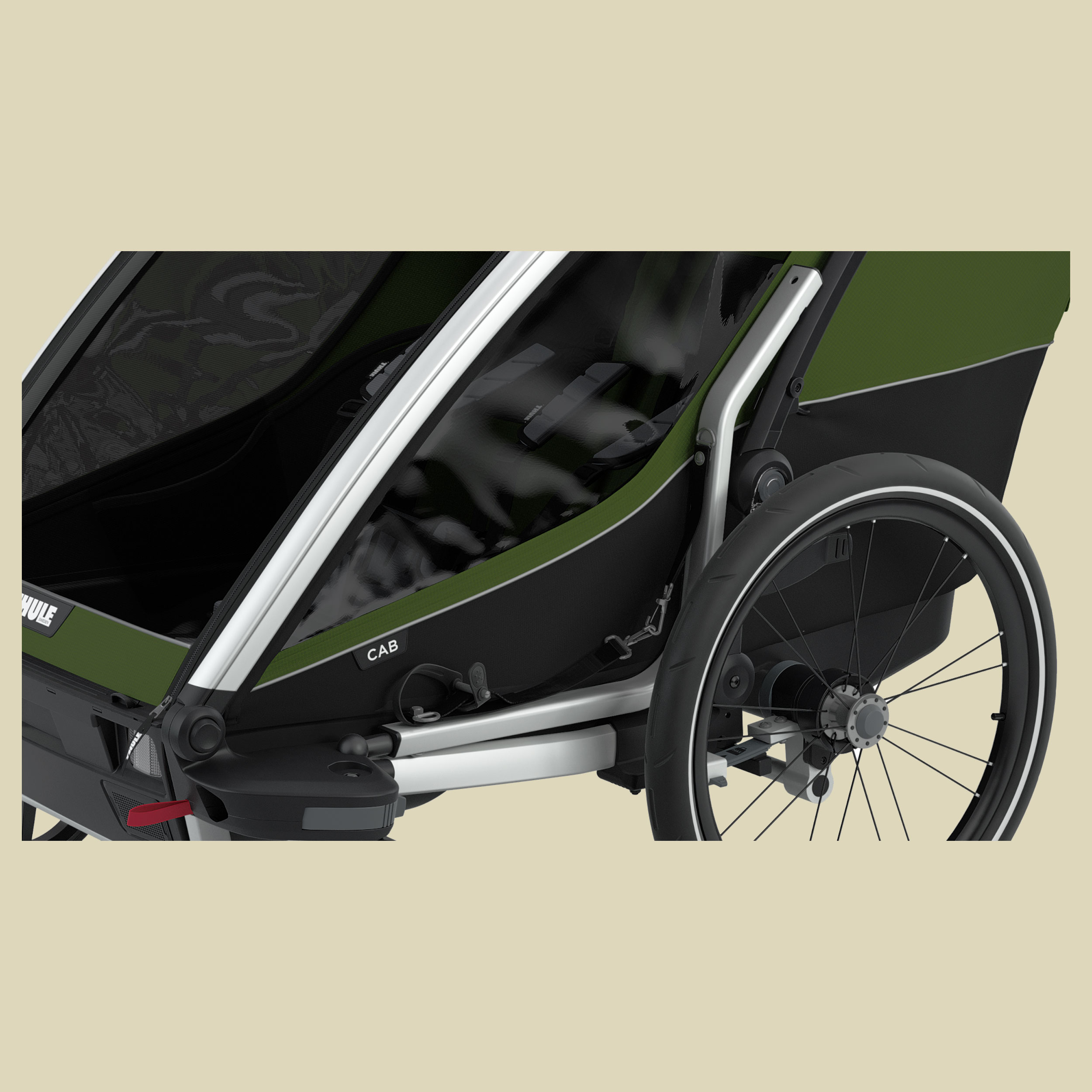 Chariot Cab 2 Farbe cypress green