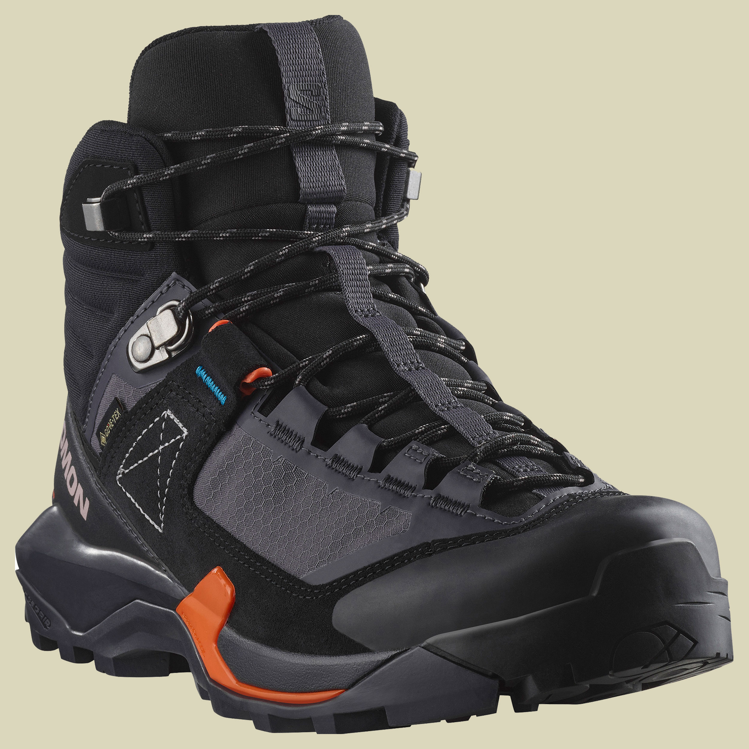 X Ultra Alpine Mid GTX Women UK 7,5 mehrfarbig - Farbe nine iron_black_red orange