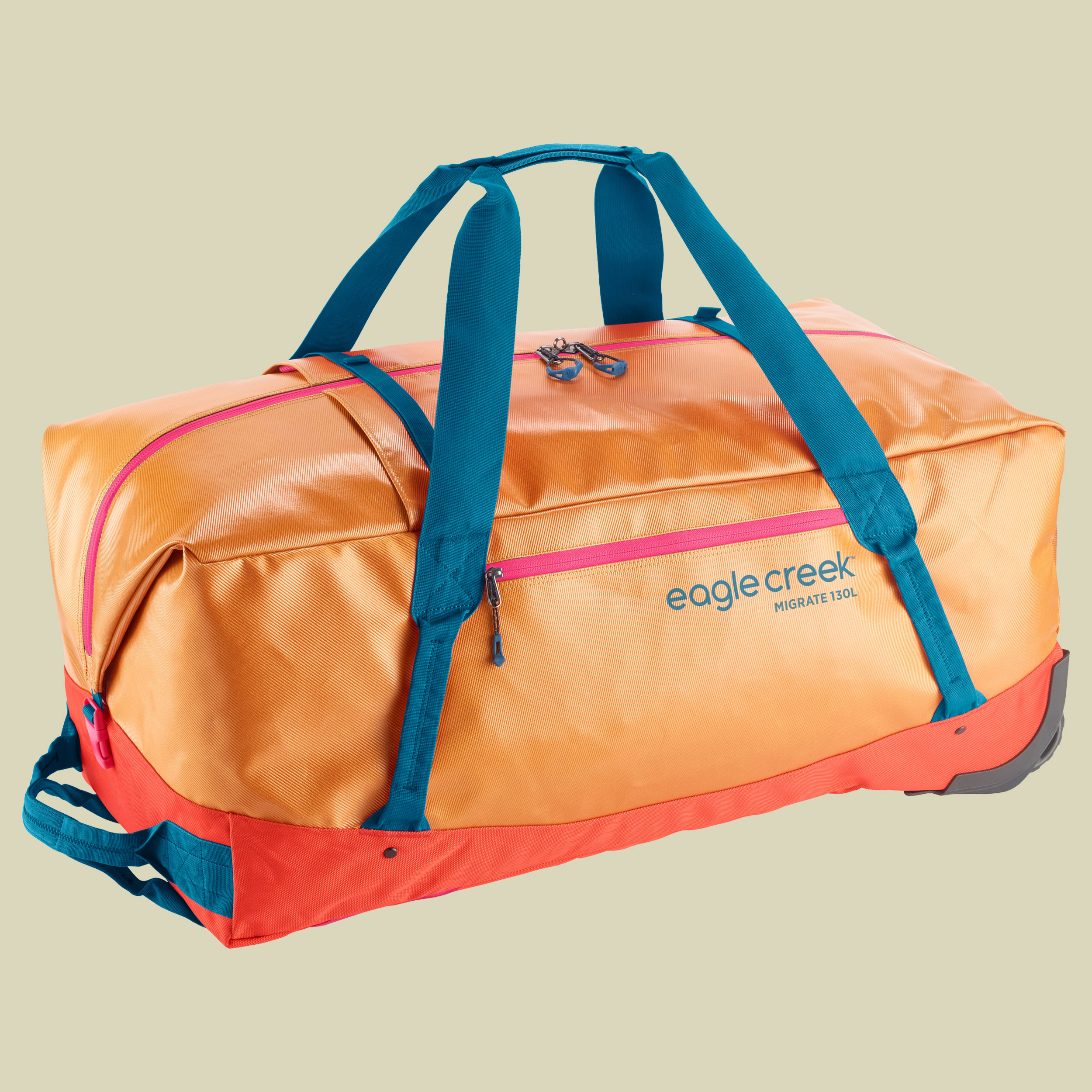 Migrate Wheeled Duffel 130L Volumen 137 Farbe sahara yellow