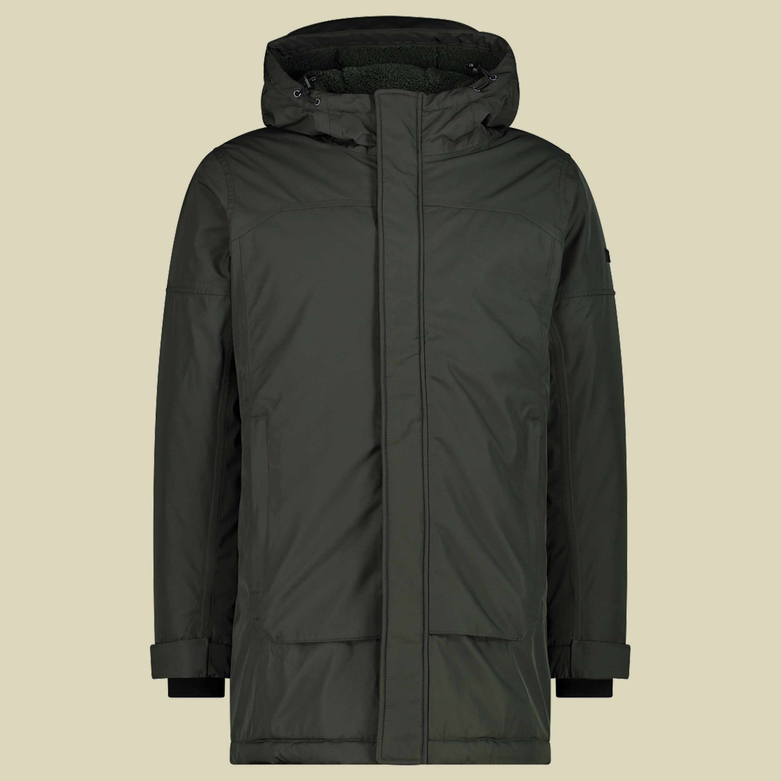 Man  Parka Fix Hood 58 grün - Farbe forest