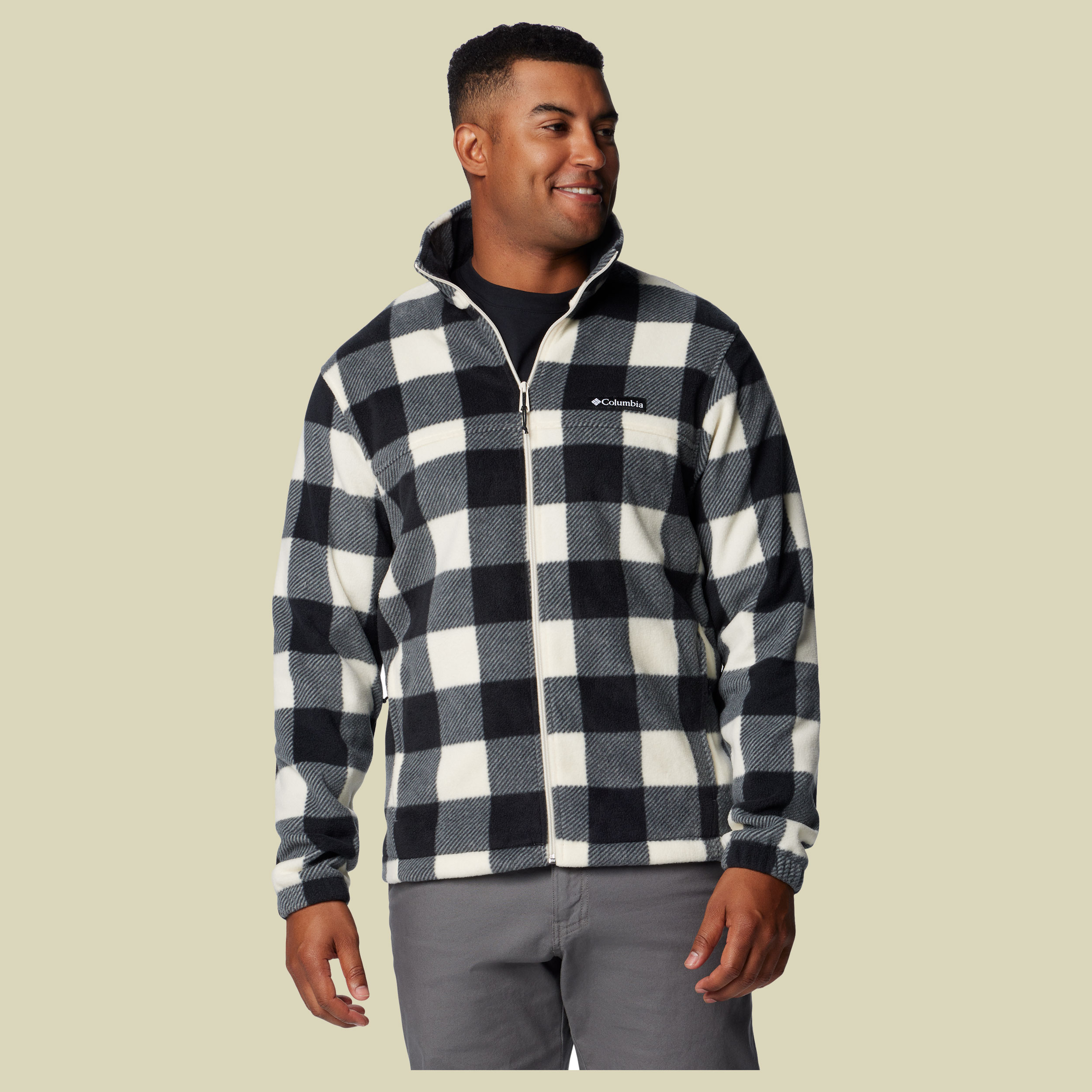 Steens Mountain Printed Jacket Men Größe S Farbe Chalk Check Print