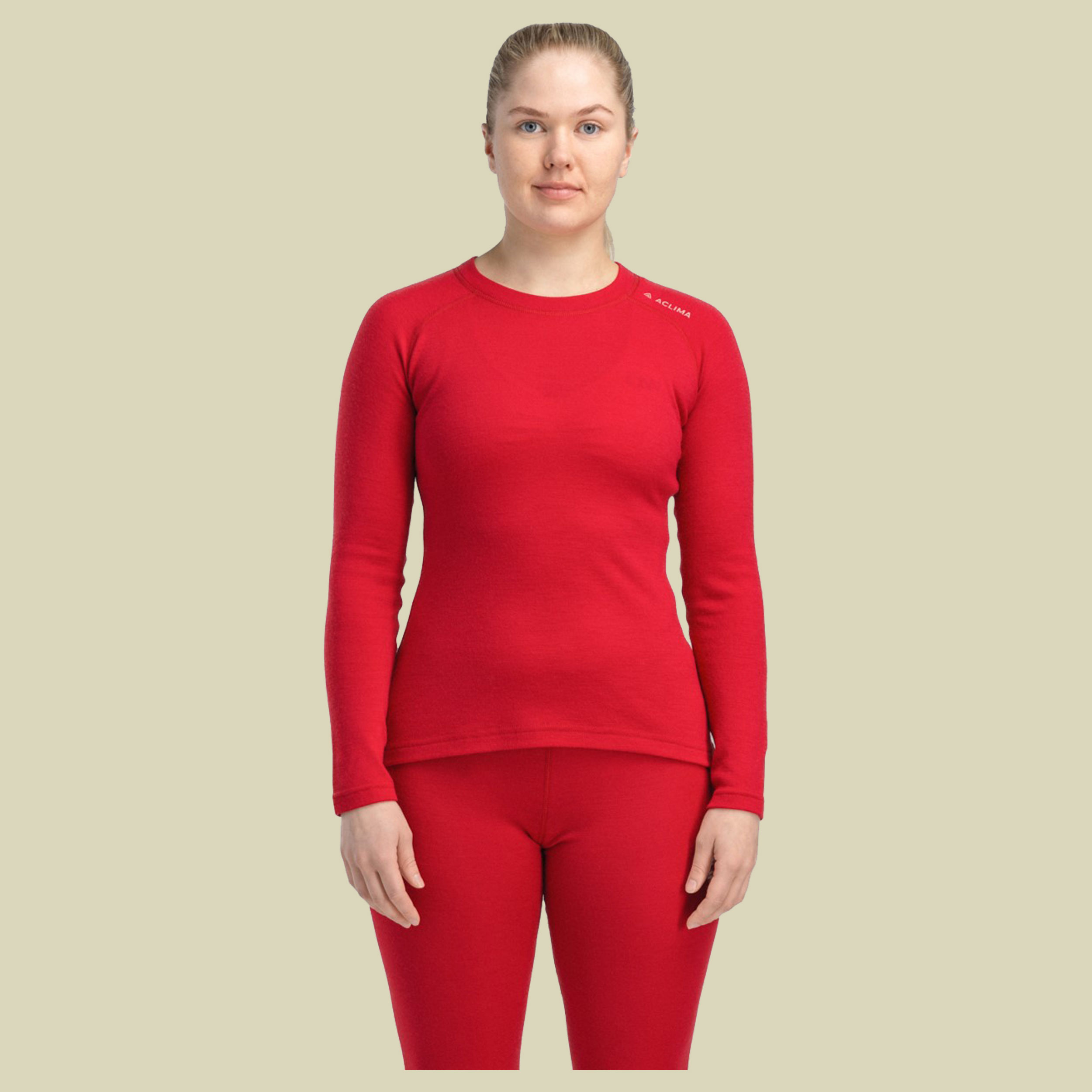 WarmWool Crew Neck Woman jester red XL